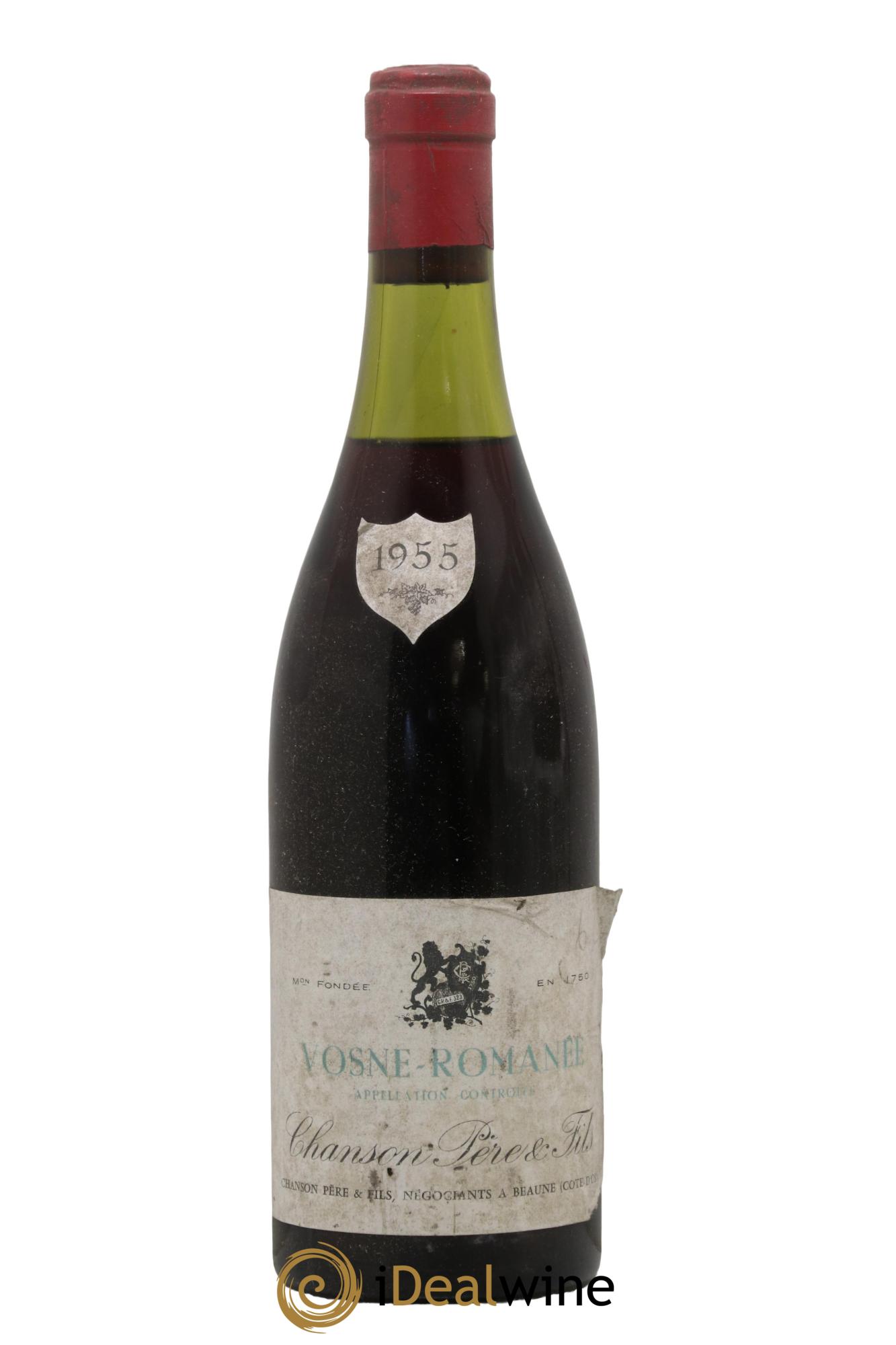 Vosne-Romanée Domaine Chanson Pere & Fils 1955 - Lot de 1 bouteille - 0