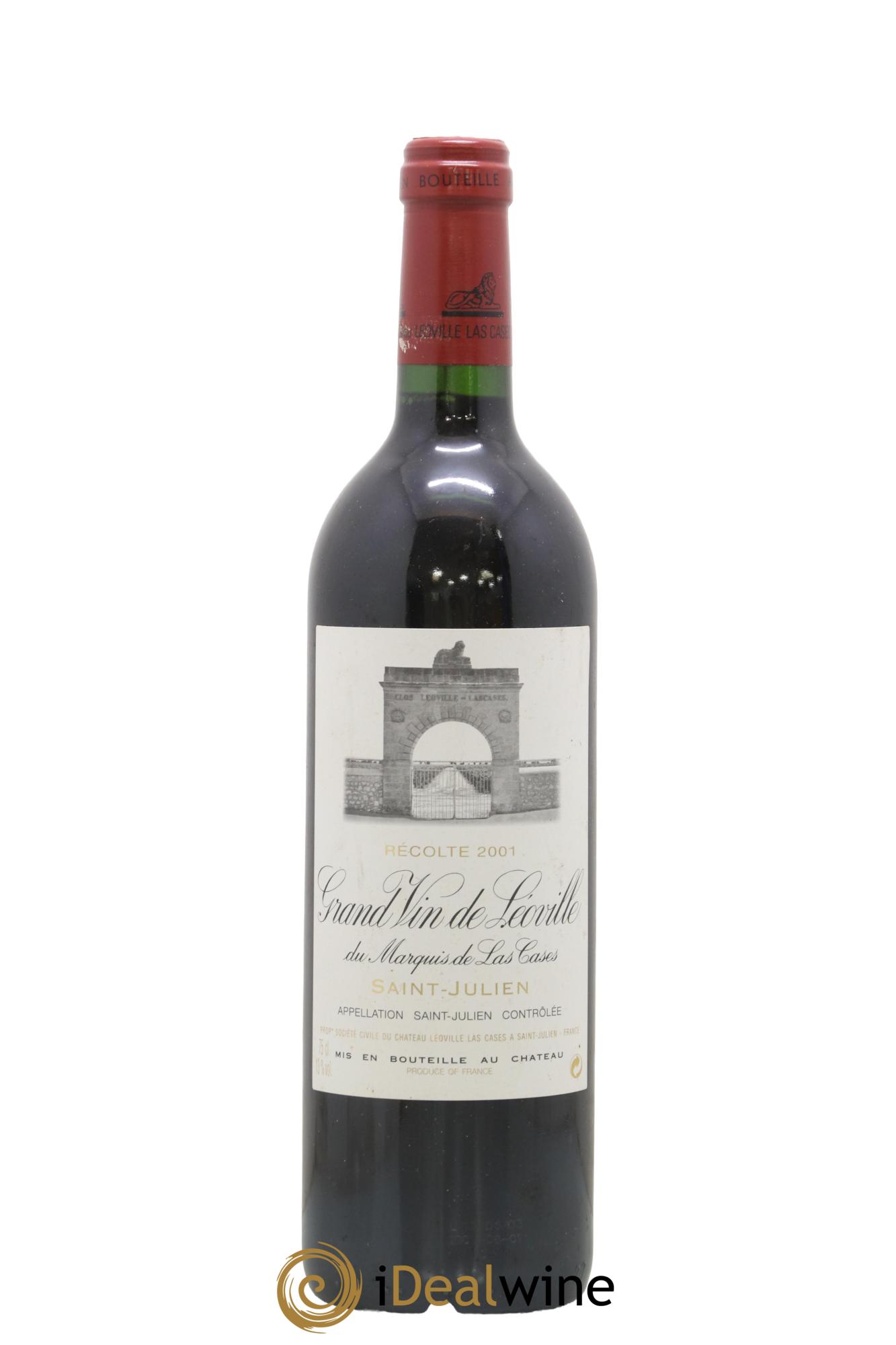 Château Léoville Las Cases 2ème Grand Cru Classé 2001 - Lot de 1 bouteille - 0