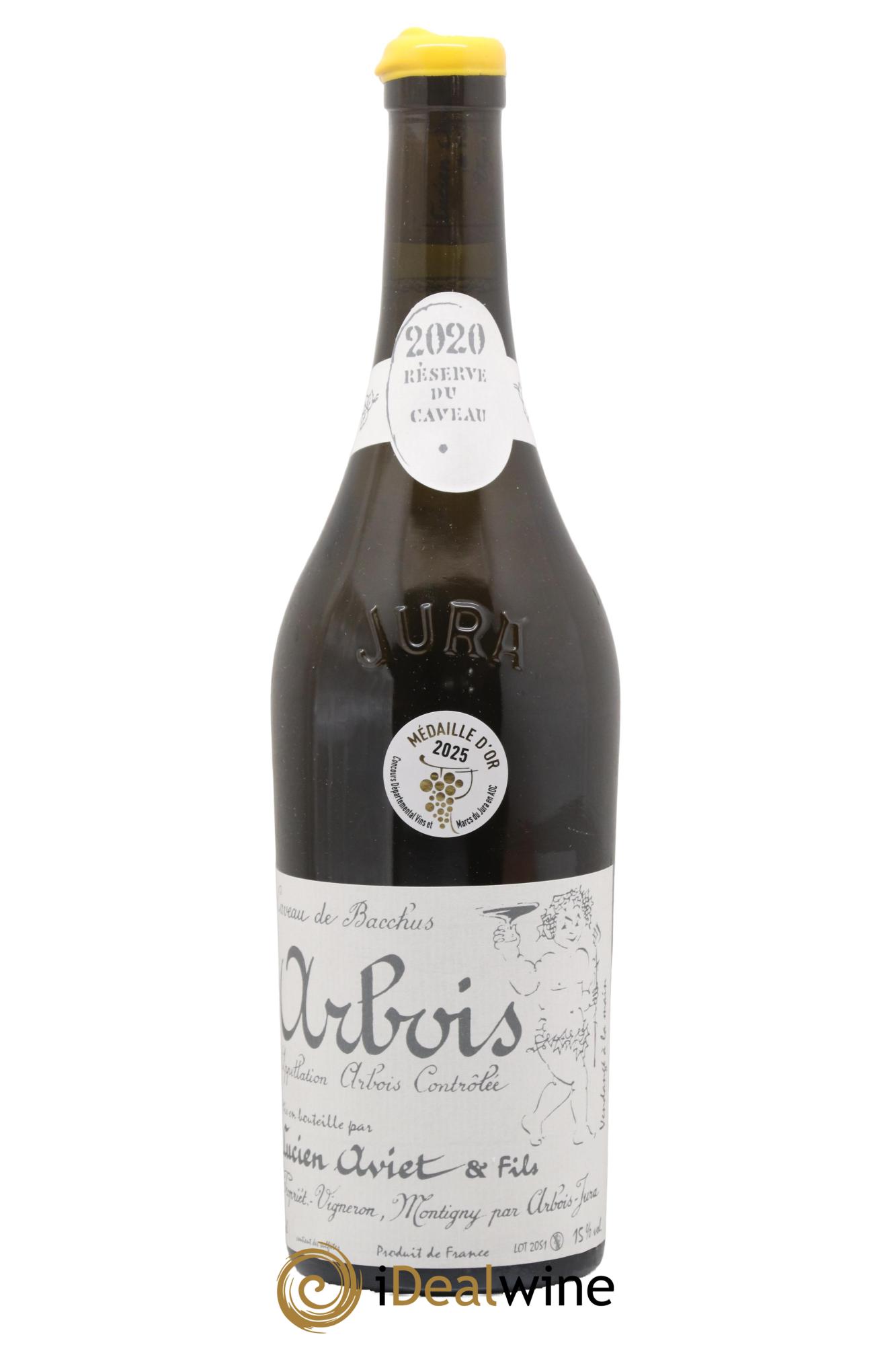 Arbois Savagnin Réserve Du Caveau Lucien Aviet & Fils 2020 - Posten von 1 Flasche - 0