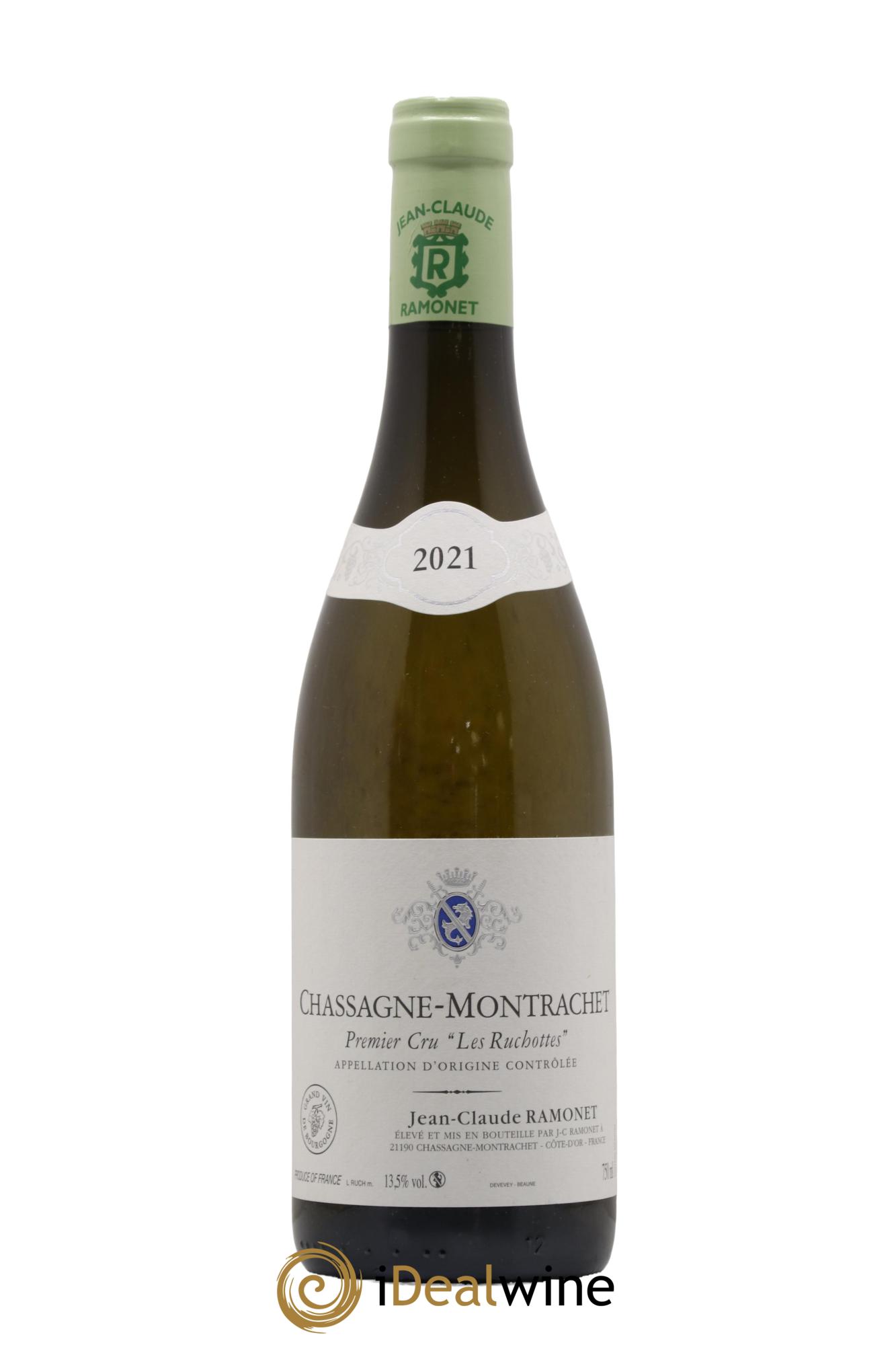 Chassagne-Montrachet 1er Cru Les Ruchottes Ramonet (Domaine) 2021 - Lot de 1 bouteille - 0