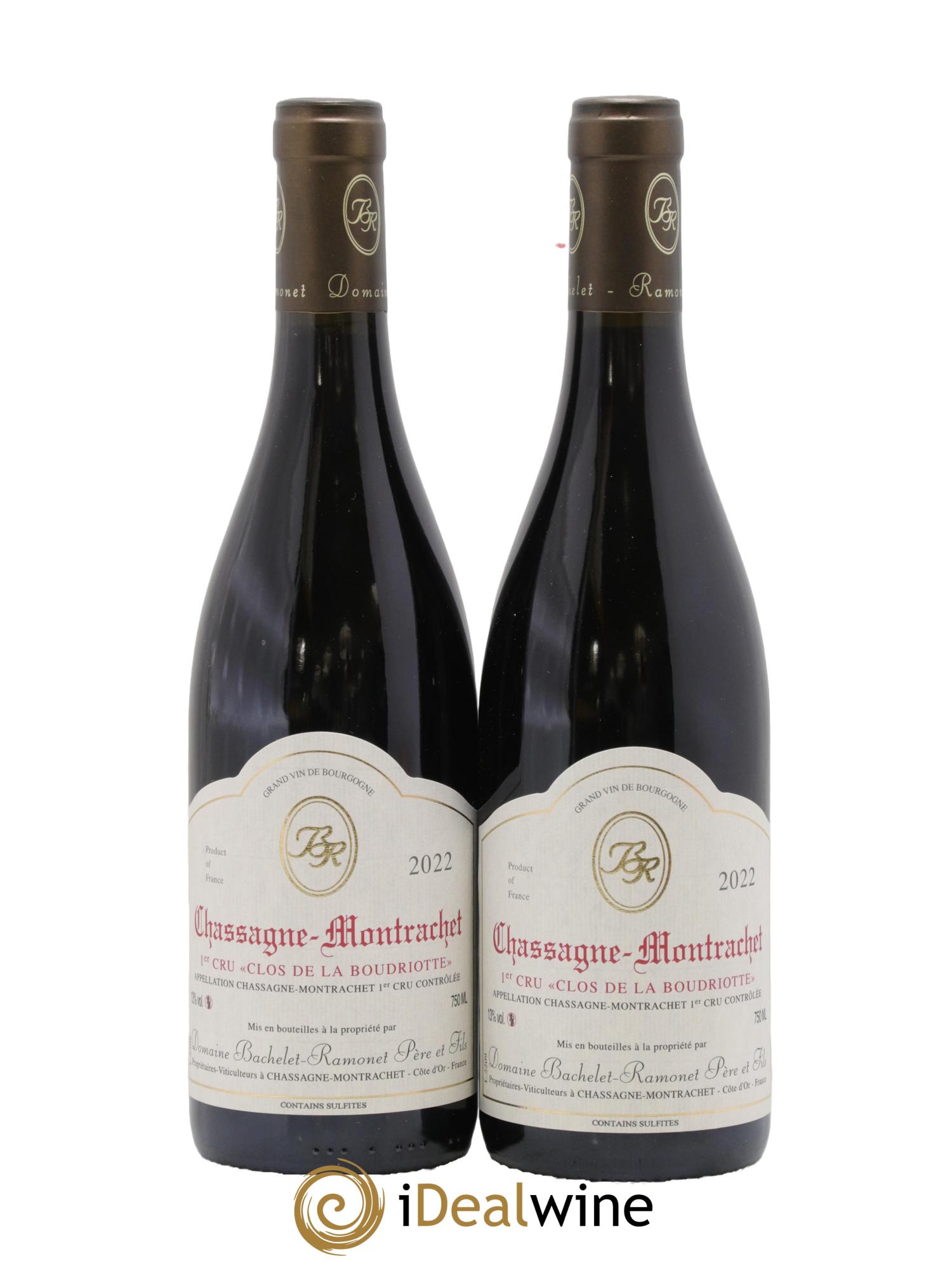 Chassagne-Montrachet 1er Cru Clos de la Boudriotte Bachelet-Ramonet (Domaine) 2022 - Lot of 2 bottles - 0