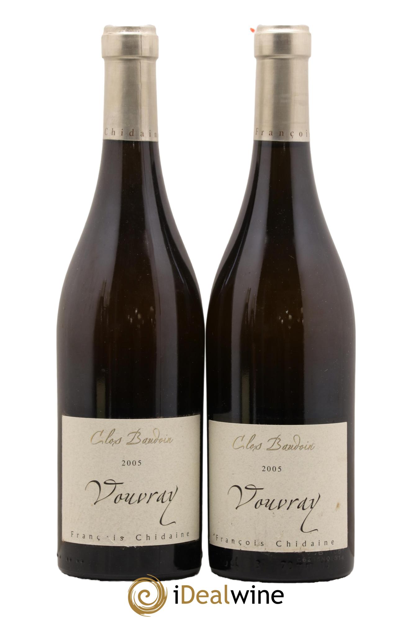Vouvray Clos Baudoin François Chidaine 2005 - Lot de 2 bouteilles - 0