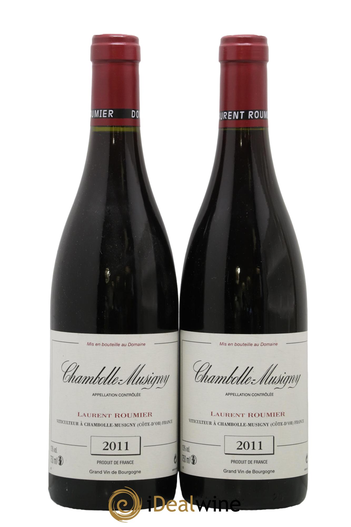 Chambolle-Musigny Laurent Roumier 2011 - Lot of 2 bottles - 0