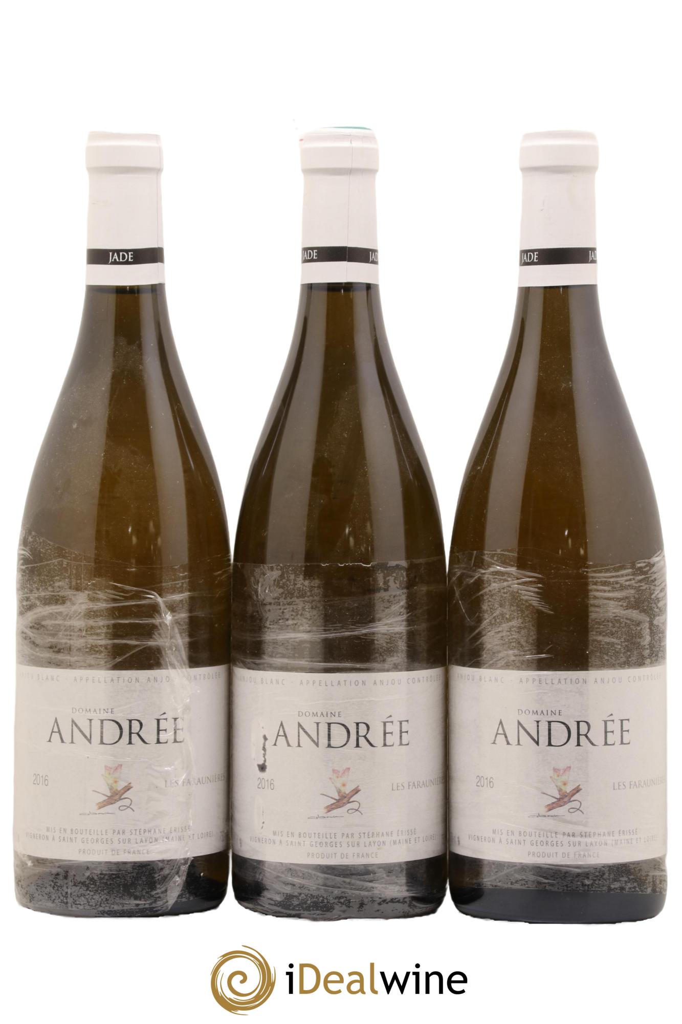 Anjou Les Faraunières Andrée (Domaine) 2016 - Lot de 3 bouteilles - 0