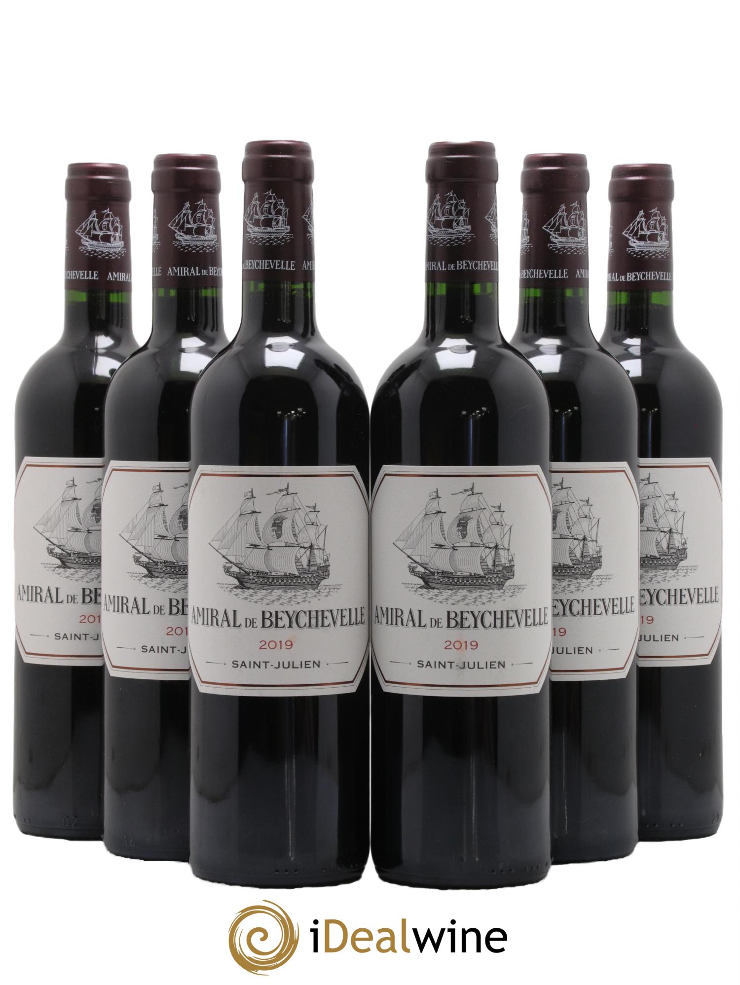 Amiral de Beychevelle Second Vin 2019 - Lot de 6 bouteilles - 0