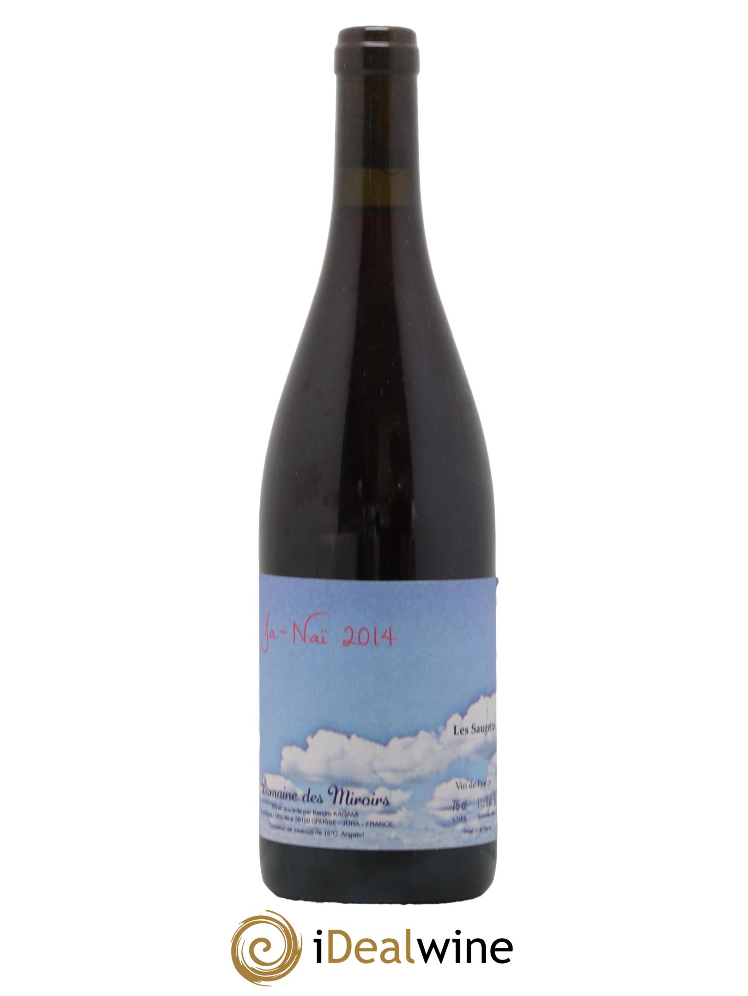 Vin de France Ja Nai Les Saugettes Kenjiro Kagami - Domaine des Miroirs 2014 - Lot de 1 bouteille - 0
