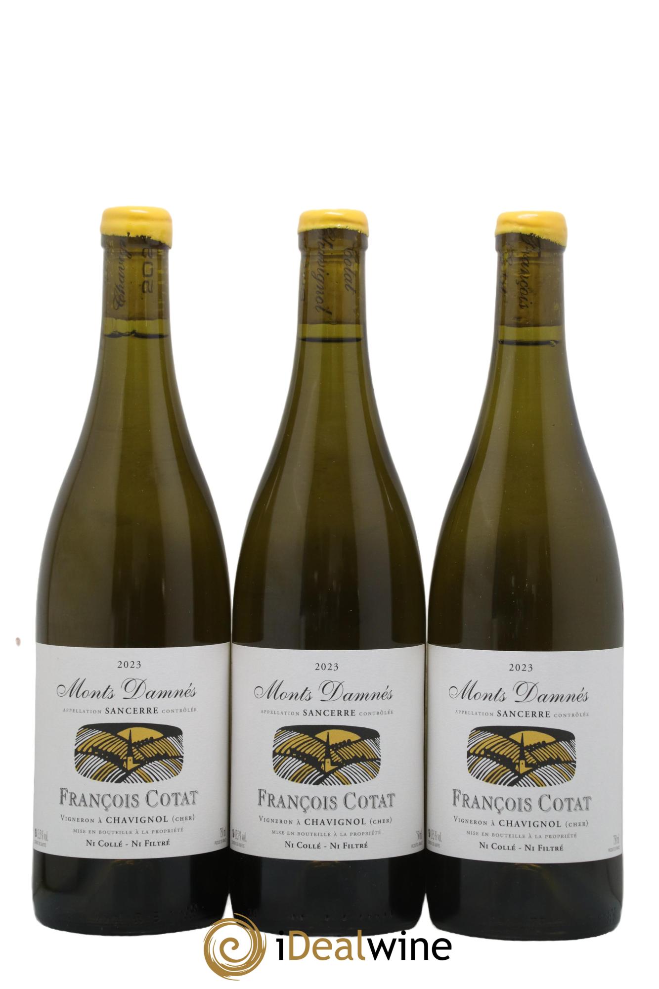 Sancerre Les Monts Damnés François Cotat 2023 - Posten von 3 Flaschen - 0