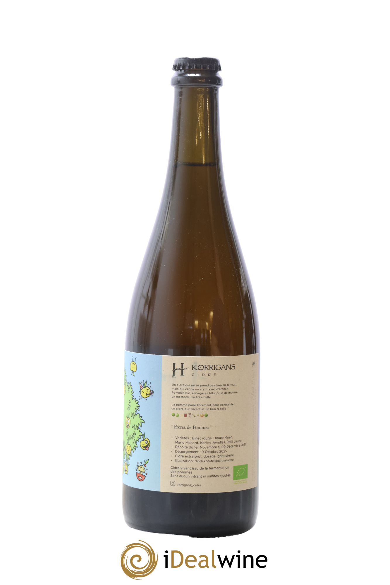 Cidre Frères de Pomme Romain Hénin - Lot of 1 bottle - 1