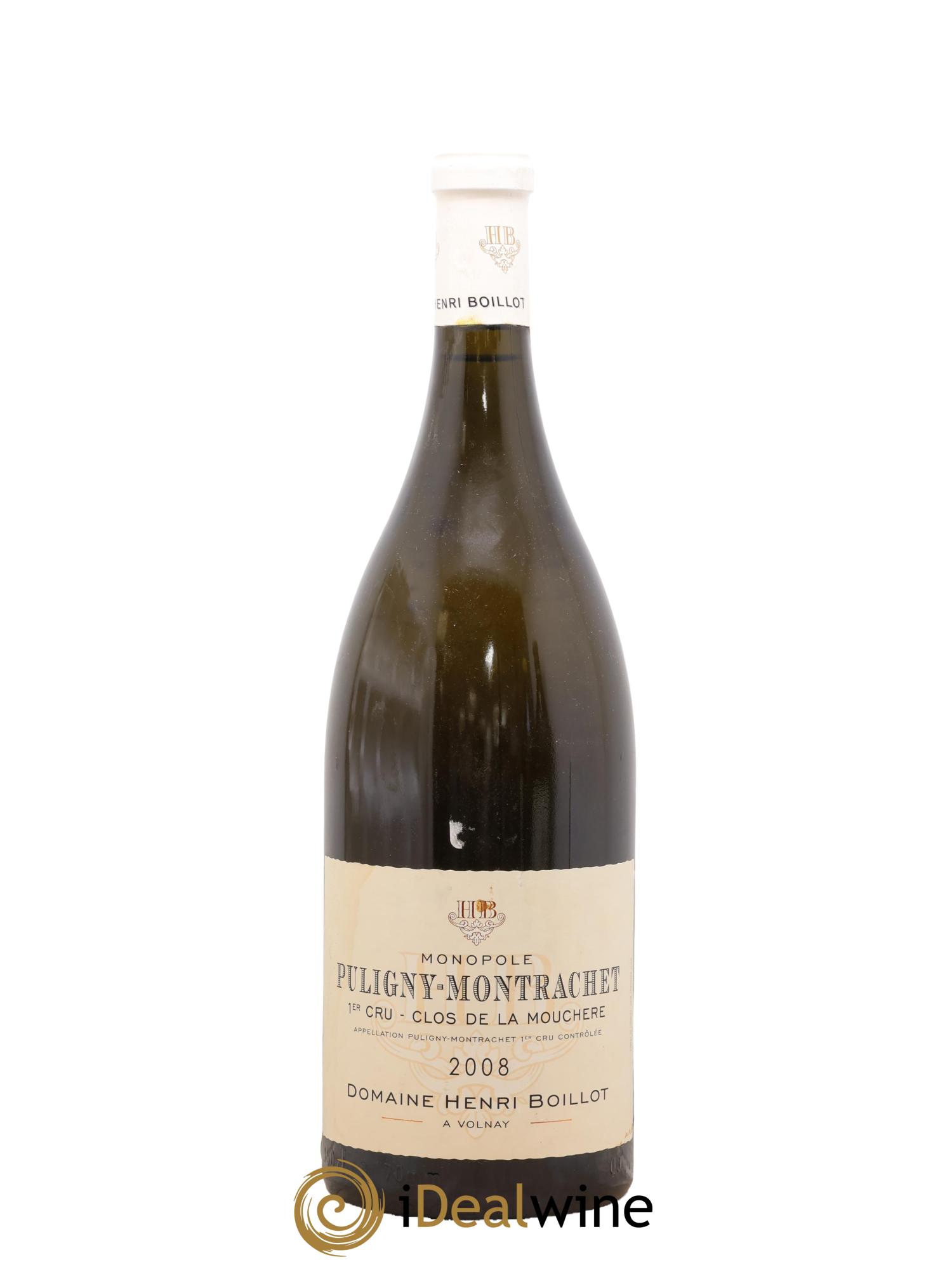 Puligny-Montrachet 1er Cru Clos de La Mouchère Domaine Jean Boillot 2008 - Lot de 1 magnum - 0