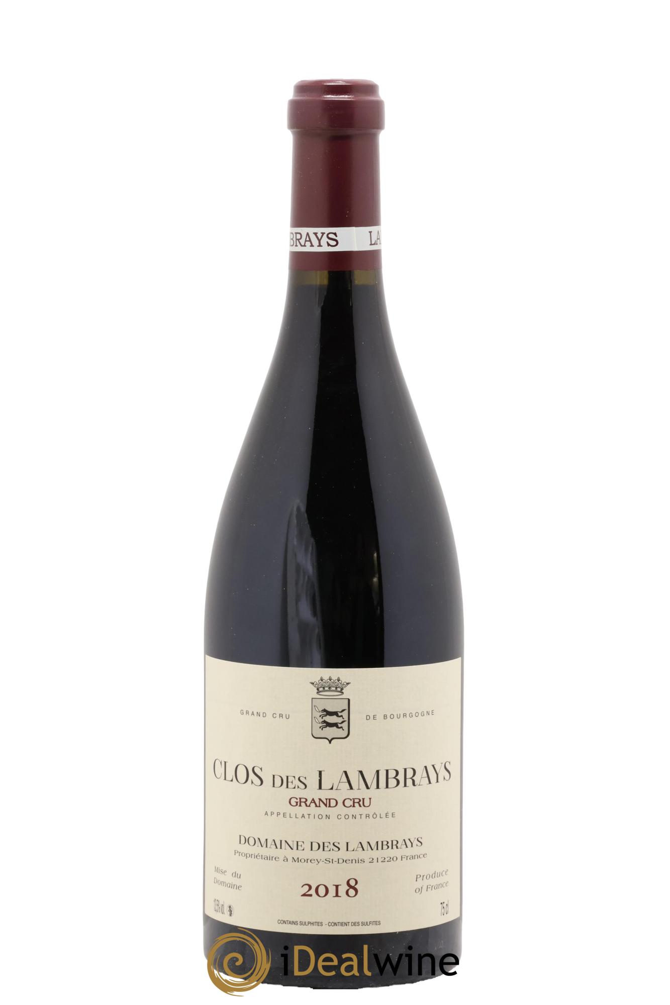 Clos des Lambrays Grand Cru Domaine des Lambrays 2018 - Lot de 1 bouteille - 0
