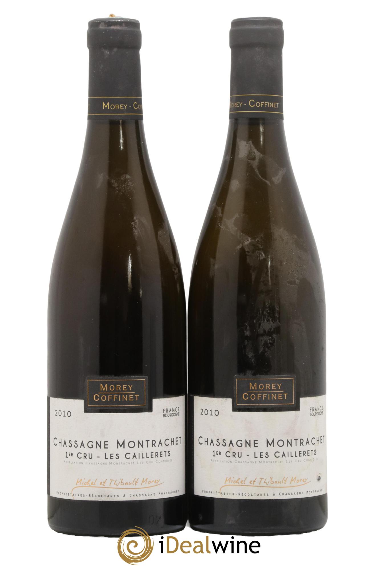 Chassagne-Montrachet 1er Cru En Cailleret Morey-Coffinet (Domaine) 2010 - Lot de 2 bouteilles - 0