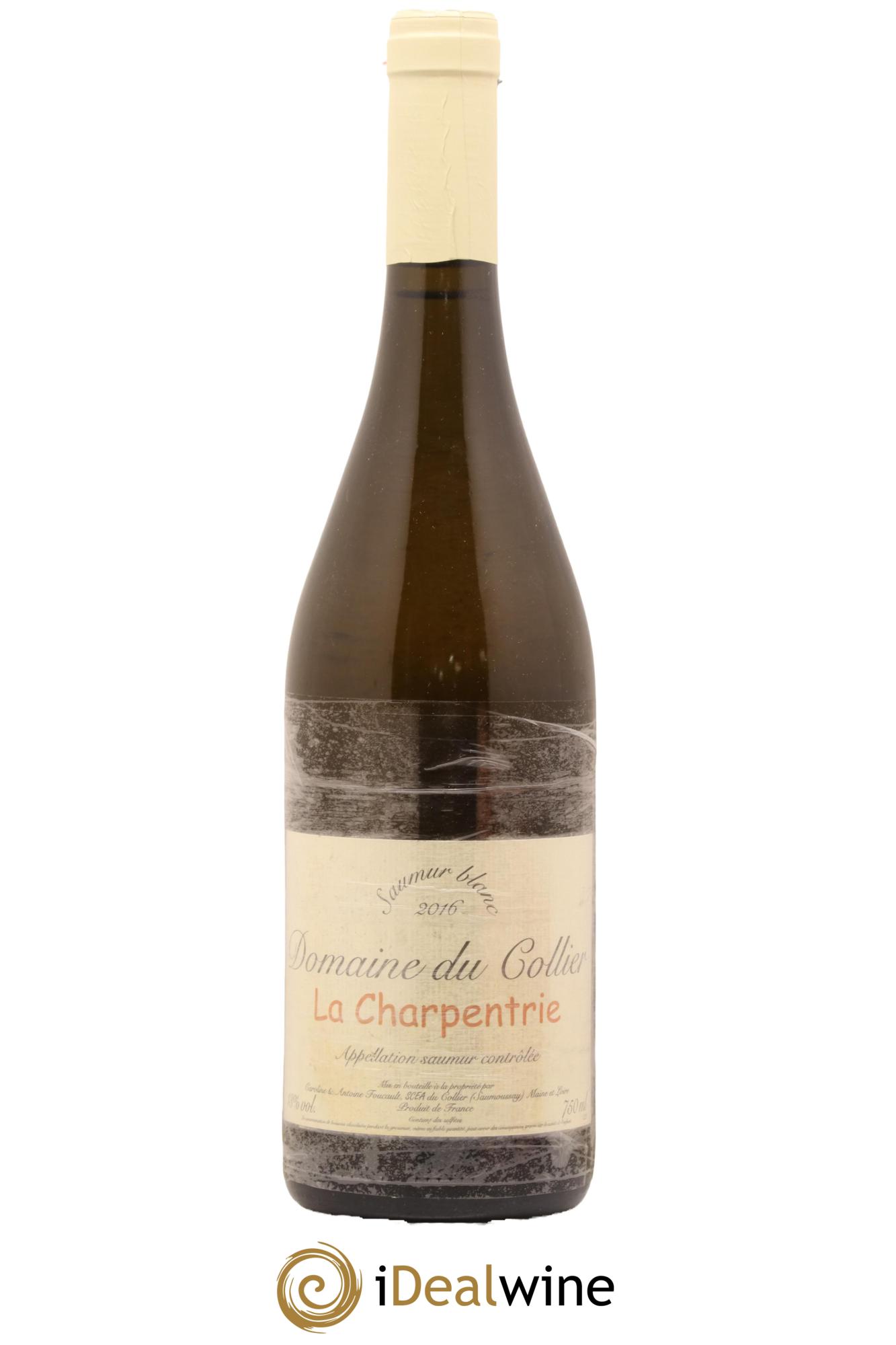 Saumur La Charpentrie Domaine du Collier 2016 - Lot de 1 bouteille - 0