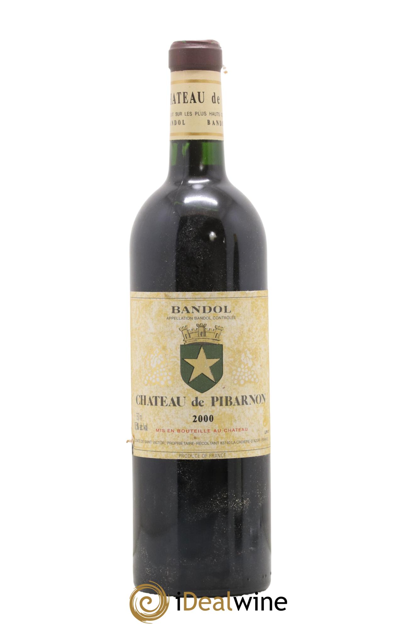 Bandol Château de Pibarnon Comte de Saint-Victor 2000 - Lot de 1 bouteille - 0