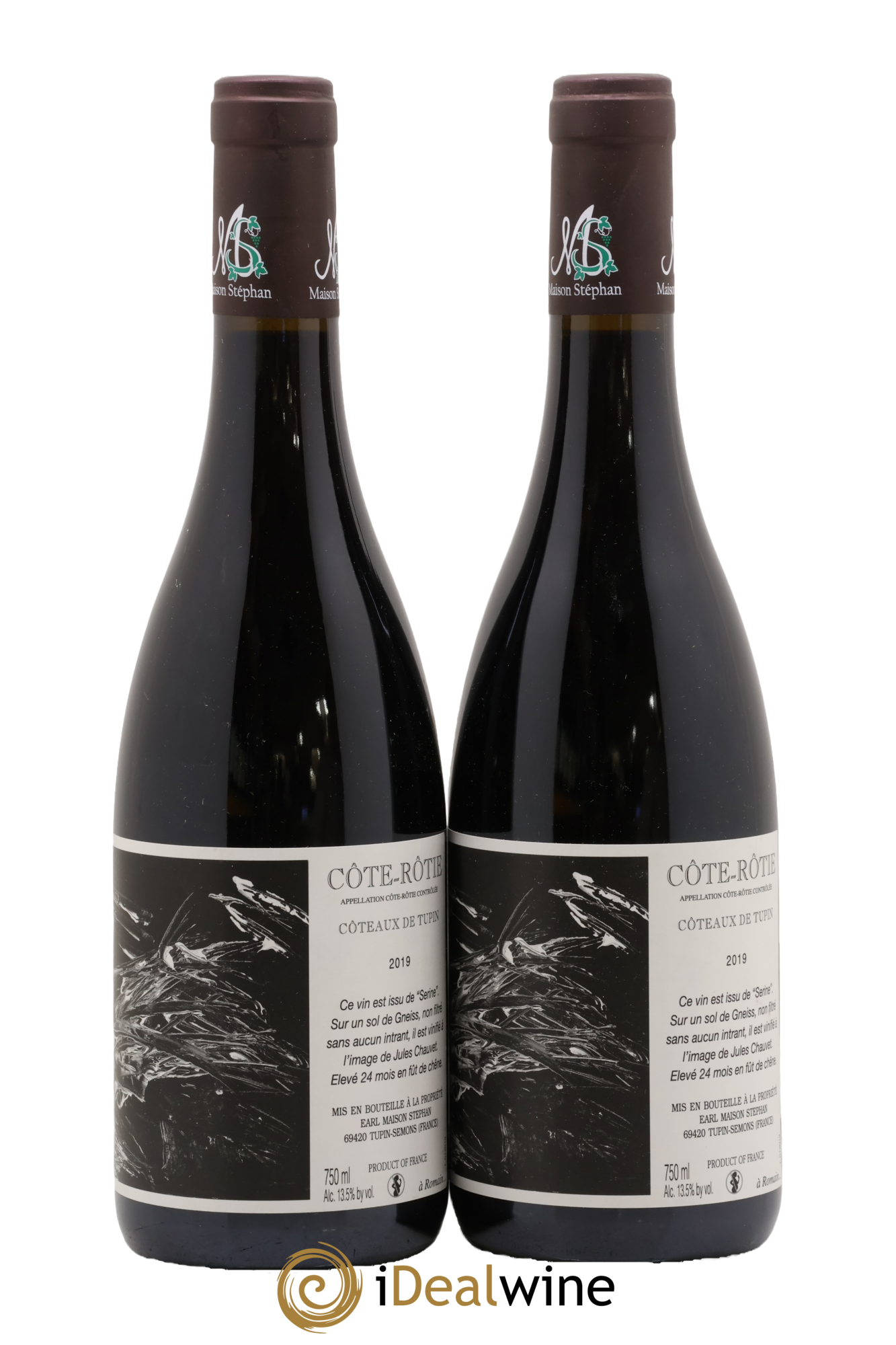 Côte-Rôtie Coteaux de Tupin Jean-Michel Stephan 2019 - Posten von 2 Flaschen - 1