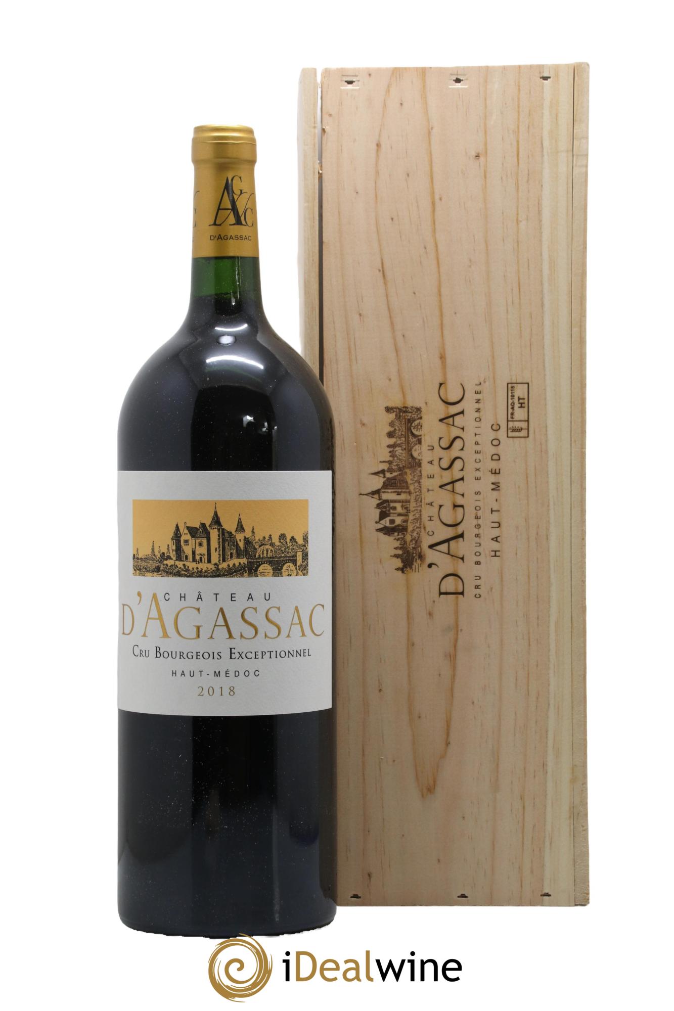 Château d' Agassac Cru Bourgeois 2018 - Lot de 1 magnum - 0