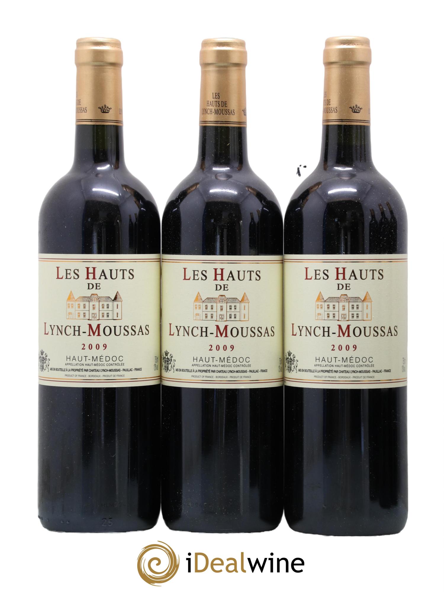 Haut Médoc Les Hauts de Lynch Moussas Chateau Lynch Moussas 2009 - Lot de 6 bouteilles - 1