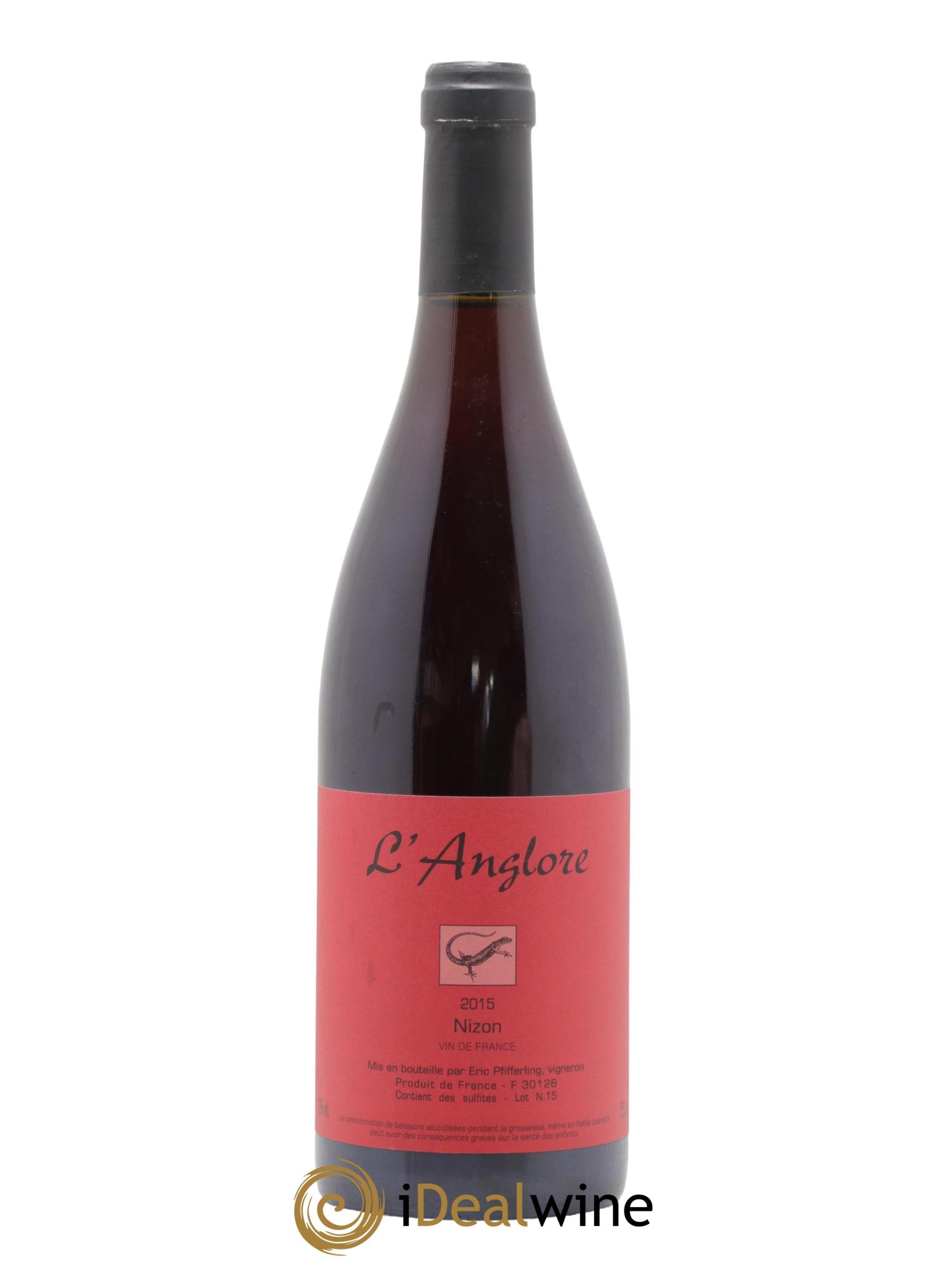 Vin de France Nizon L'Anglore 2015 - Lot de 1 bouteille - 0