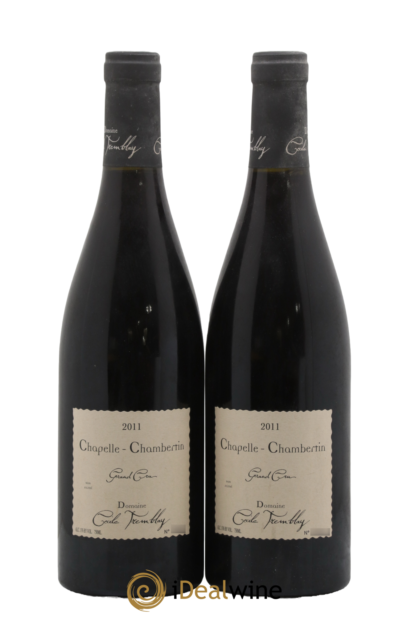 Chapelle-Chambertin Grand Cru Cécile Tremblay 2011 - Lotto di 2 bottiglie - 0