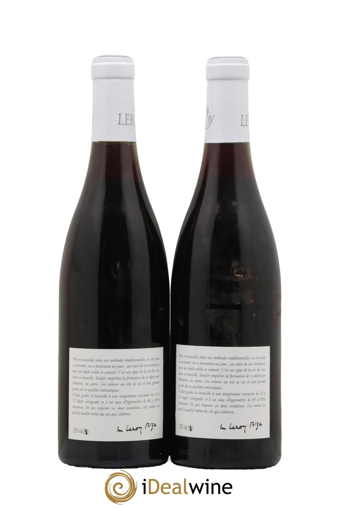 Beaune 1er Cru Les Sizies Leroy SA 1983 - Lot of 2 bottles - 1