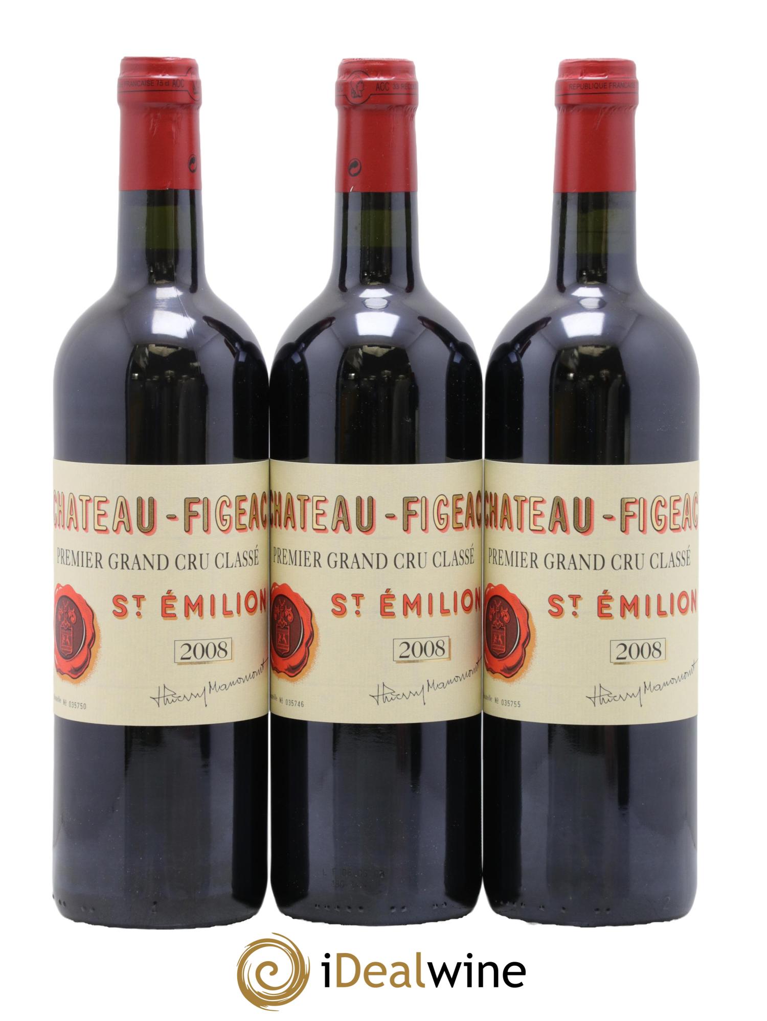 Château Figeac 1er Grand Cru Classé A 2008 - Lot of 12 bottles - 5
