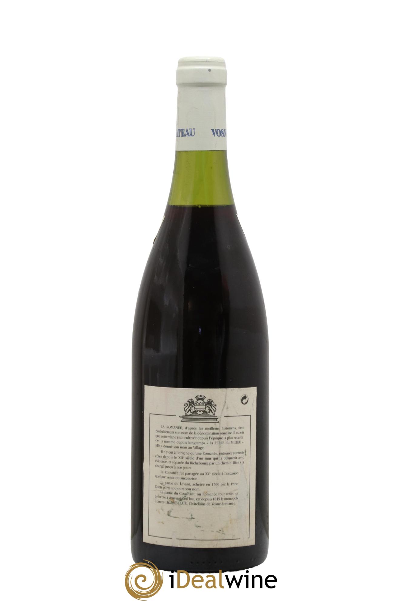 La Romanée Grand Cru Comte Liger-Belair (Domaine du) 1989 - Lot de 1 bouteille - 1