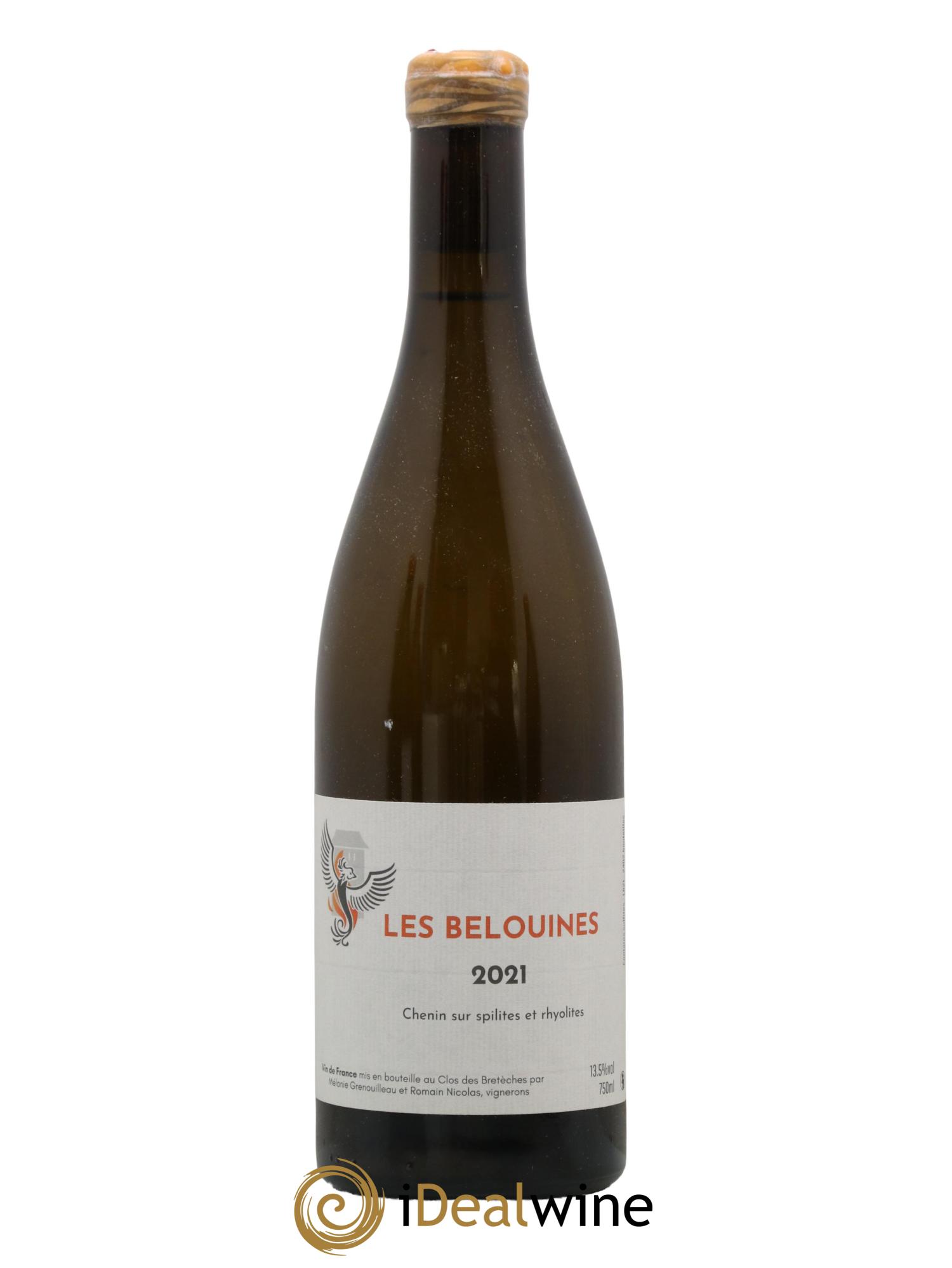 Vin de France Les Belouines Clos des Breteches 2021 - Lot de 1 bouteille - 0