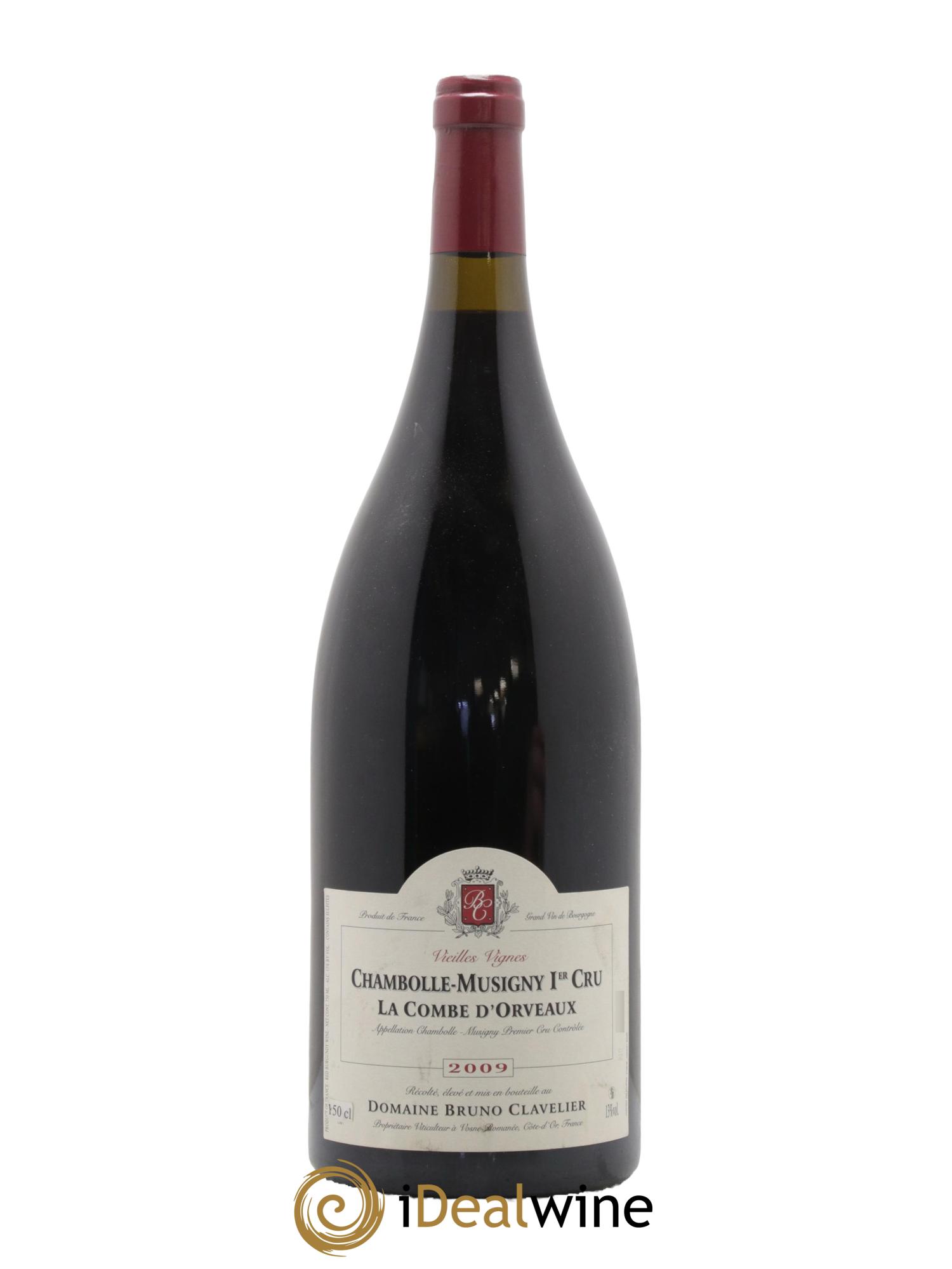 Chambolle-Musigny 1er Cru La Combe d'Orveaux Vieilles Vignes Bruno Clavelier 2009 - Lot de 1 magnum - 0