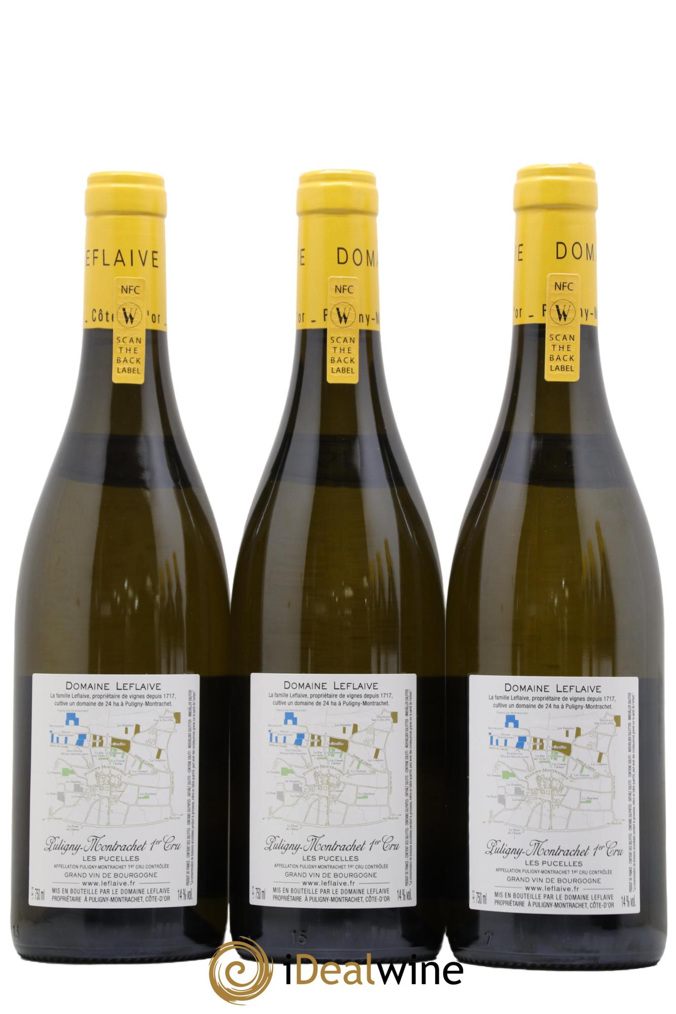 Puligny-Montrachet 1er Cru Les Pucelles Leflaive (Domaine) 2019 - Lot de 3 bouteilles - 1