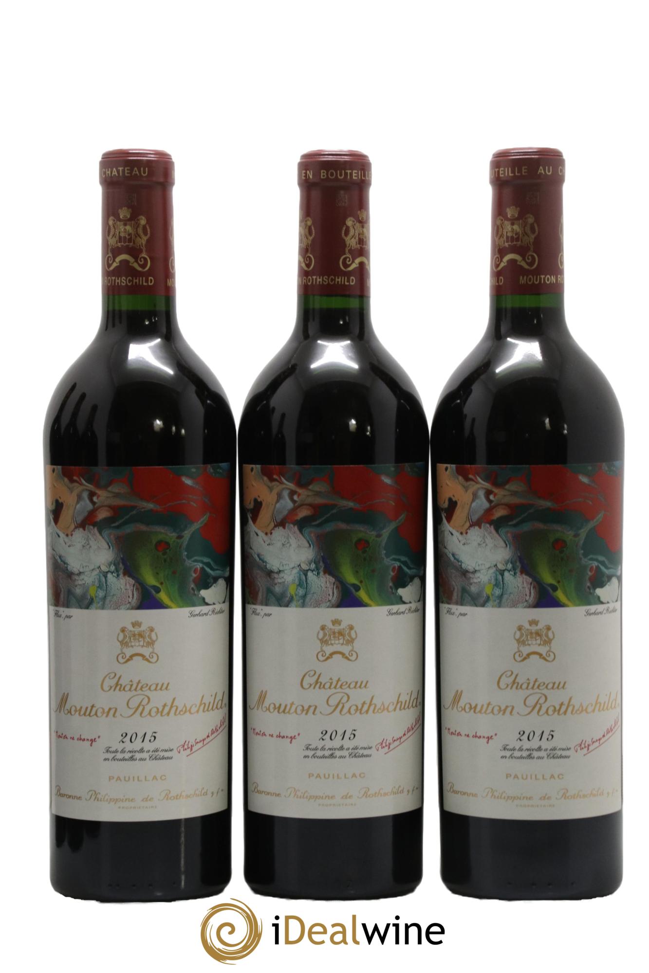 Château Mouton Rothschild 1er Grand Cru Classé 2015 - Lot de 6 bouteilles - 3