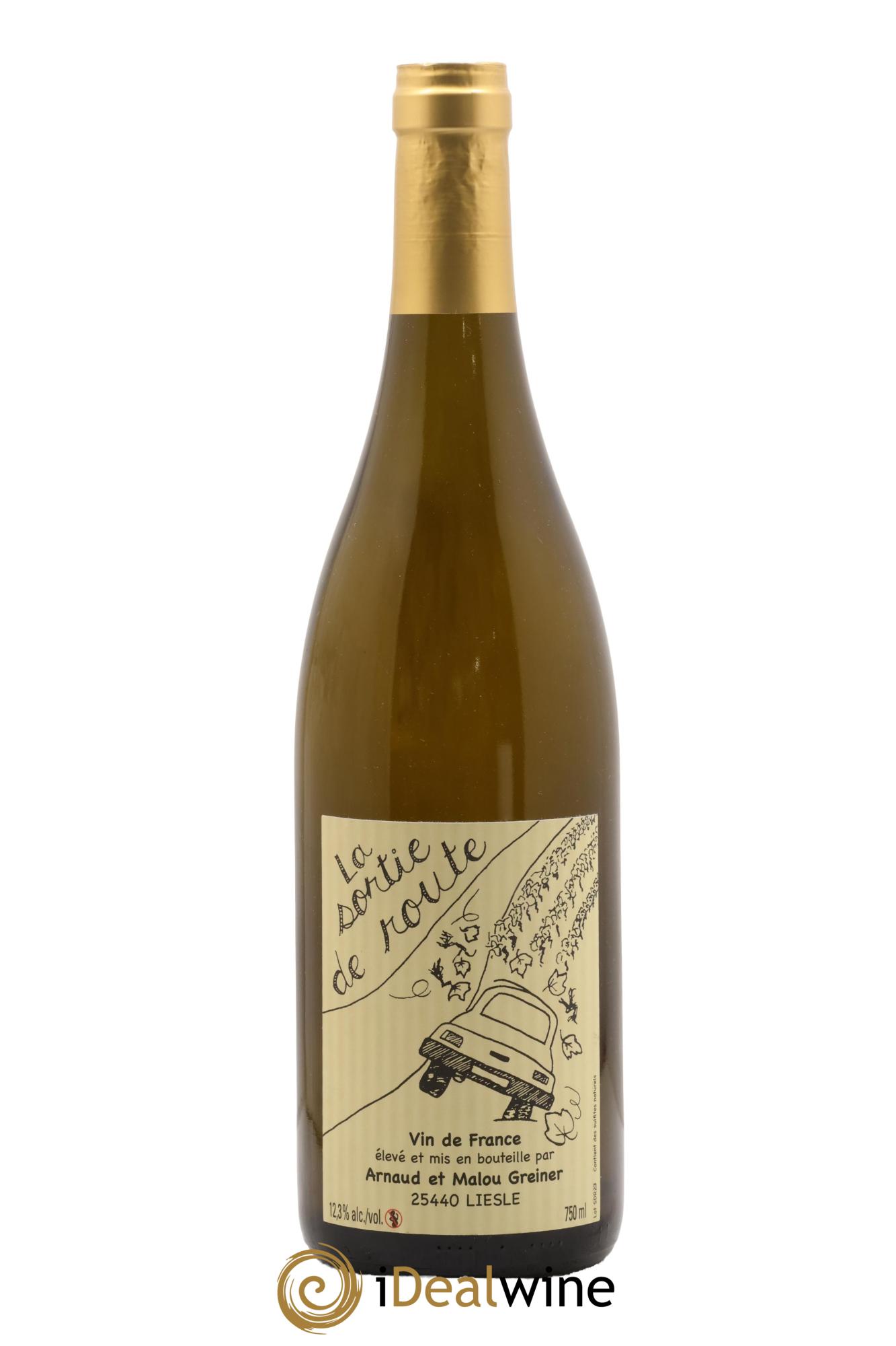 Vin de France Sortie de Route Arnaud & Malou Greiner 2023 - Lot of 1 bottle - 0