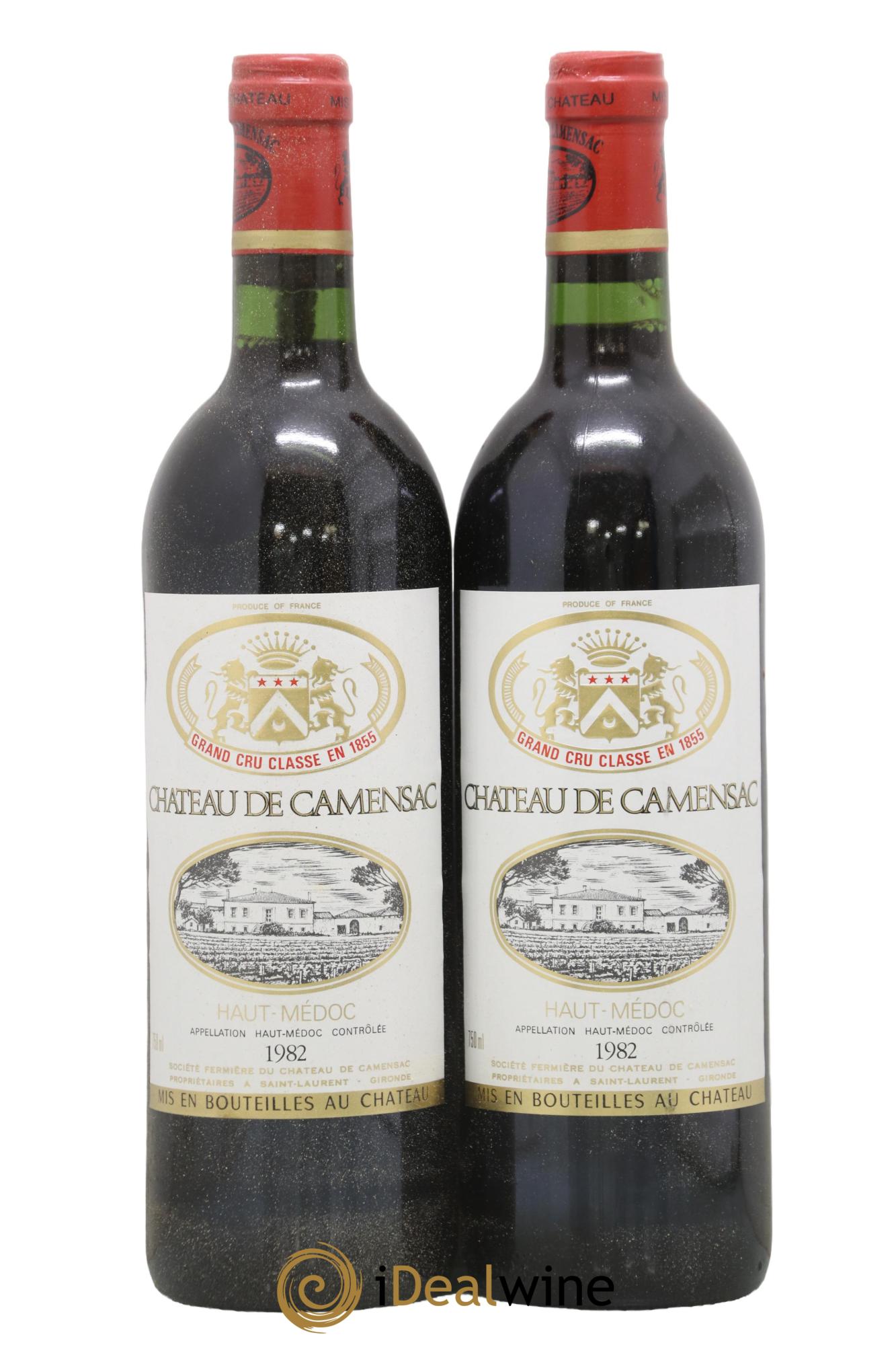 Château Camensac 5ème Grand Cru Classé  1982 - Posten von 2 Flaschen - 0