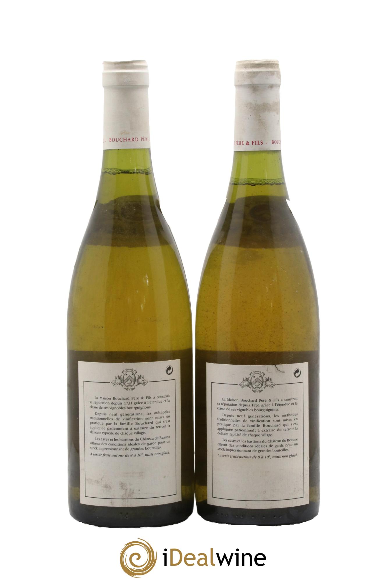 Chevalier-Montrachet Grand Cru Bouchard Père & Fils 1990 - Lot de 2 bouteilles - 1