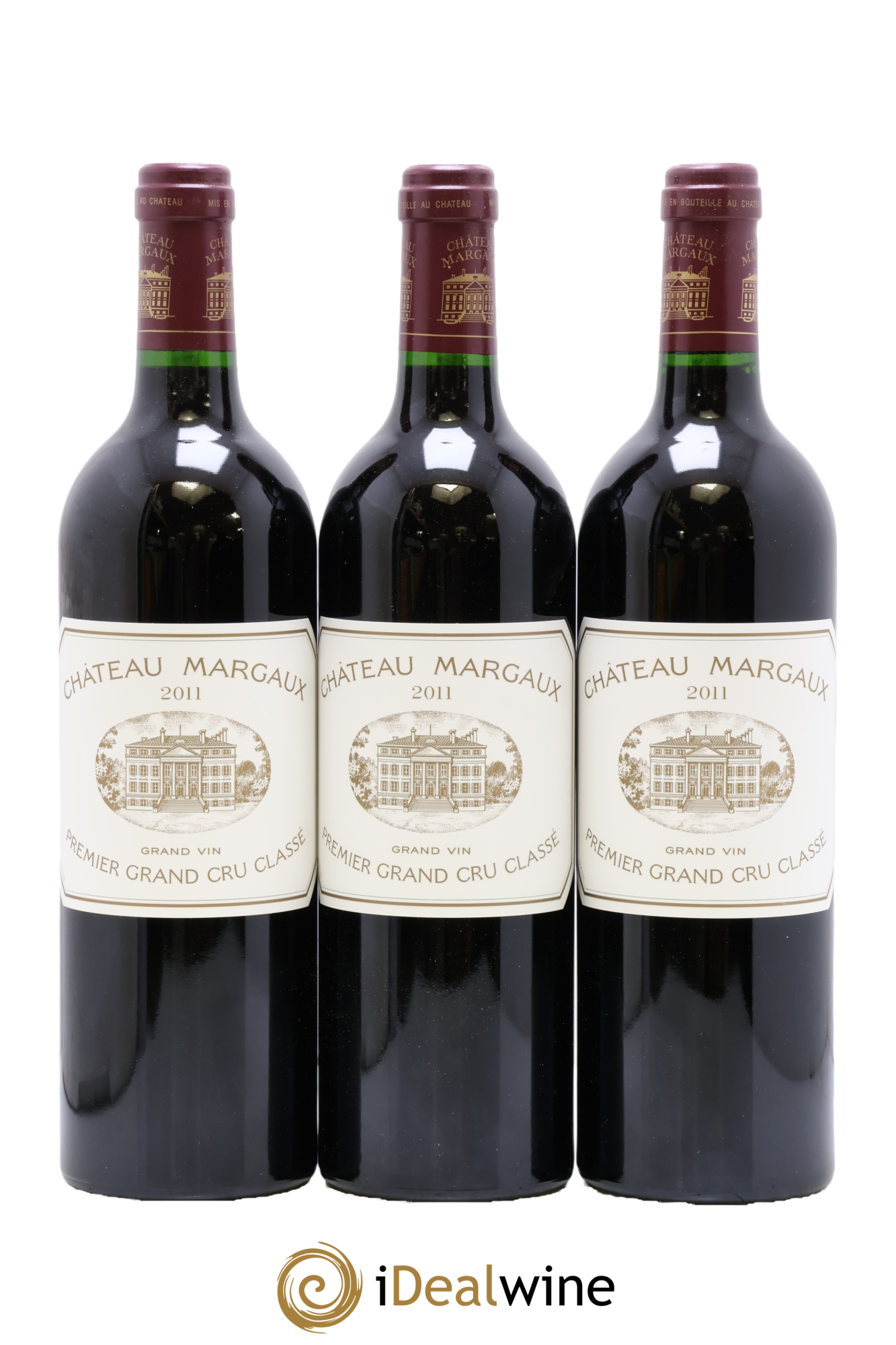Château Margaux 1er Grand Cru Classé 2011 - Posten von 3 Flaschen - 0