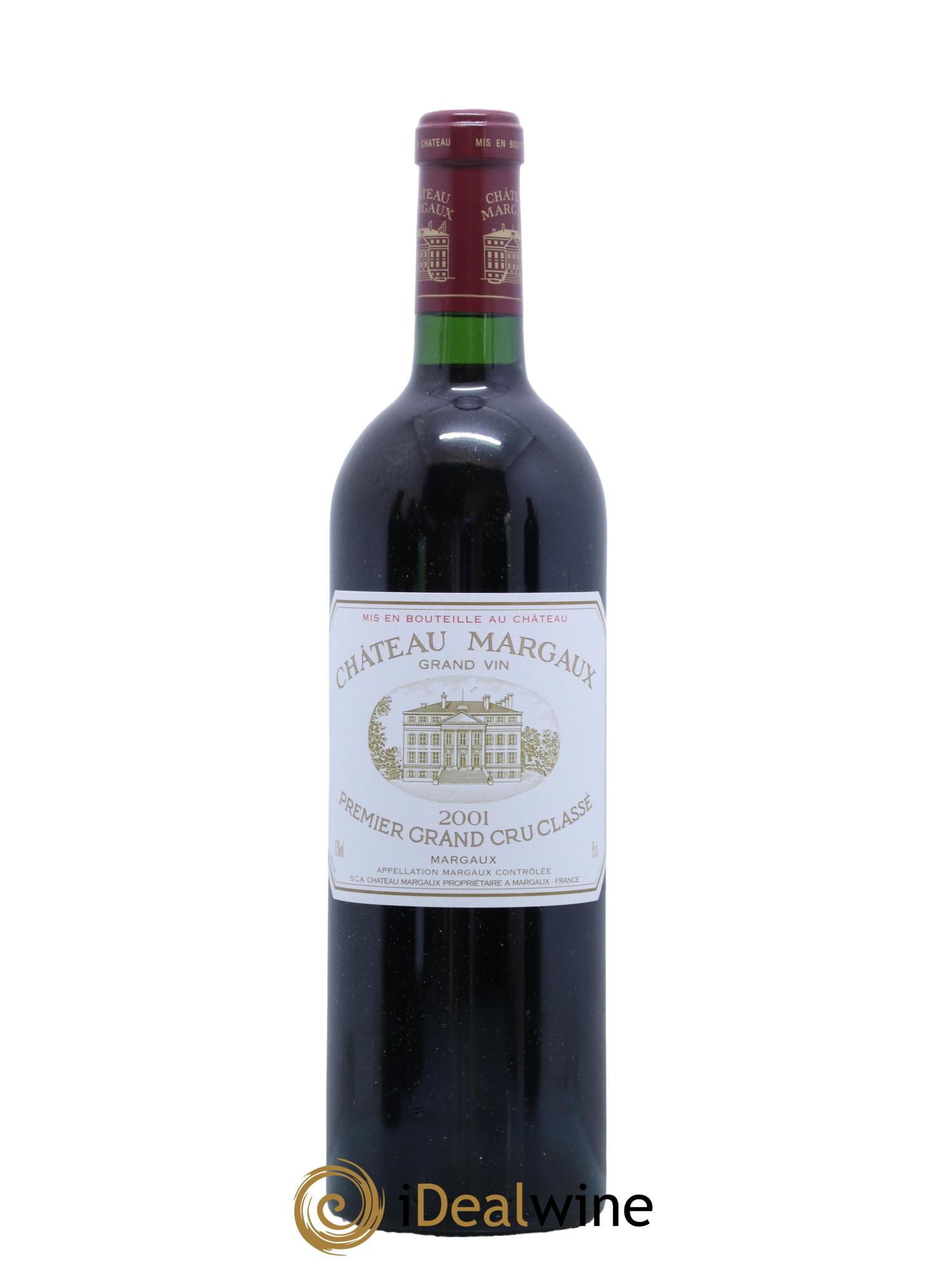 Château Margaux 1er Grand Cru Classé 2001 - Lot de 1 bouteille - 0