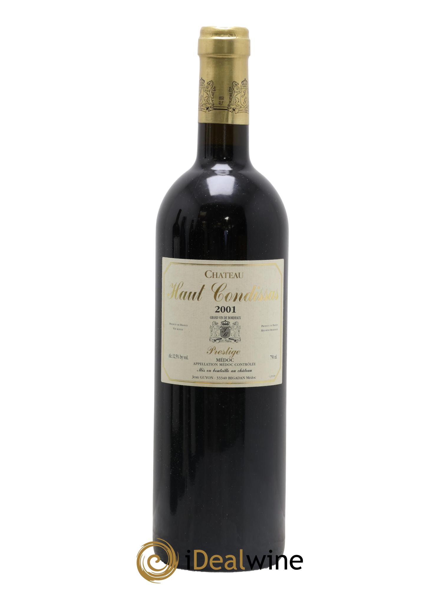 Haut-Condissas - Cuvée Prestige 2001 - Lotto di 1 bottiglia - 0