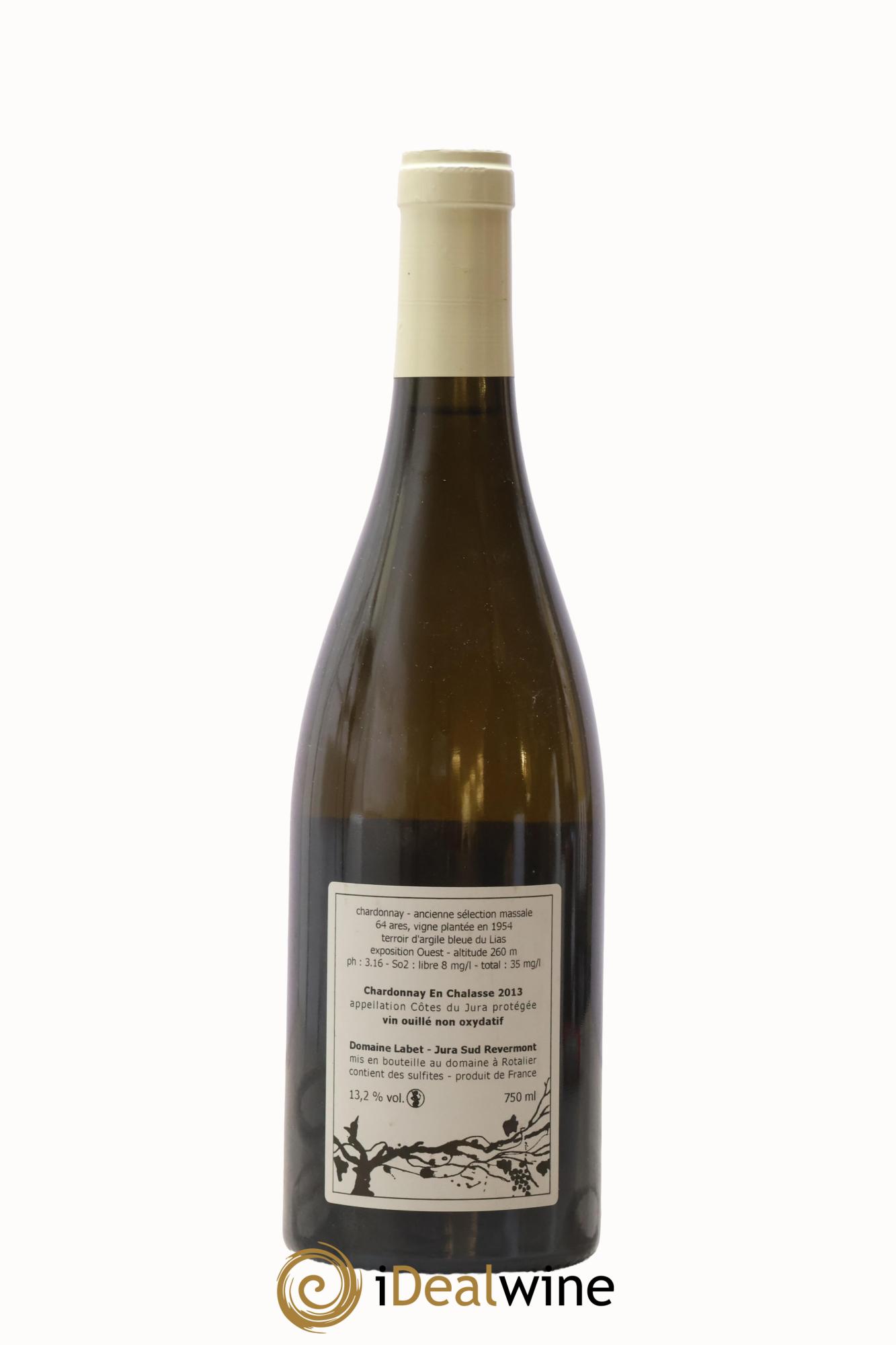 Côtes du Jura Chardonnay En Chalasse Romain - Julien  - Charline Labet 2013 - Lot of 1 bottle - 1