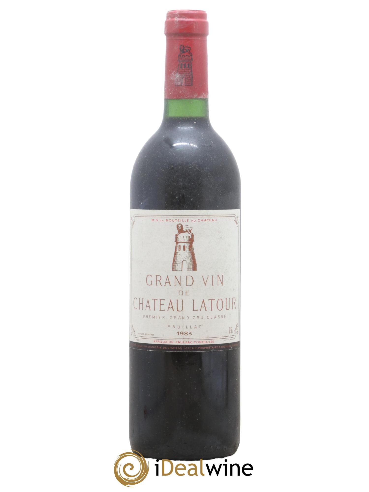 Château Latour 1er Grand Cru Classé 1983 - Lot de 1 bouteille - 0