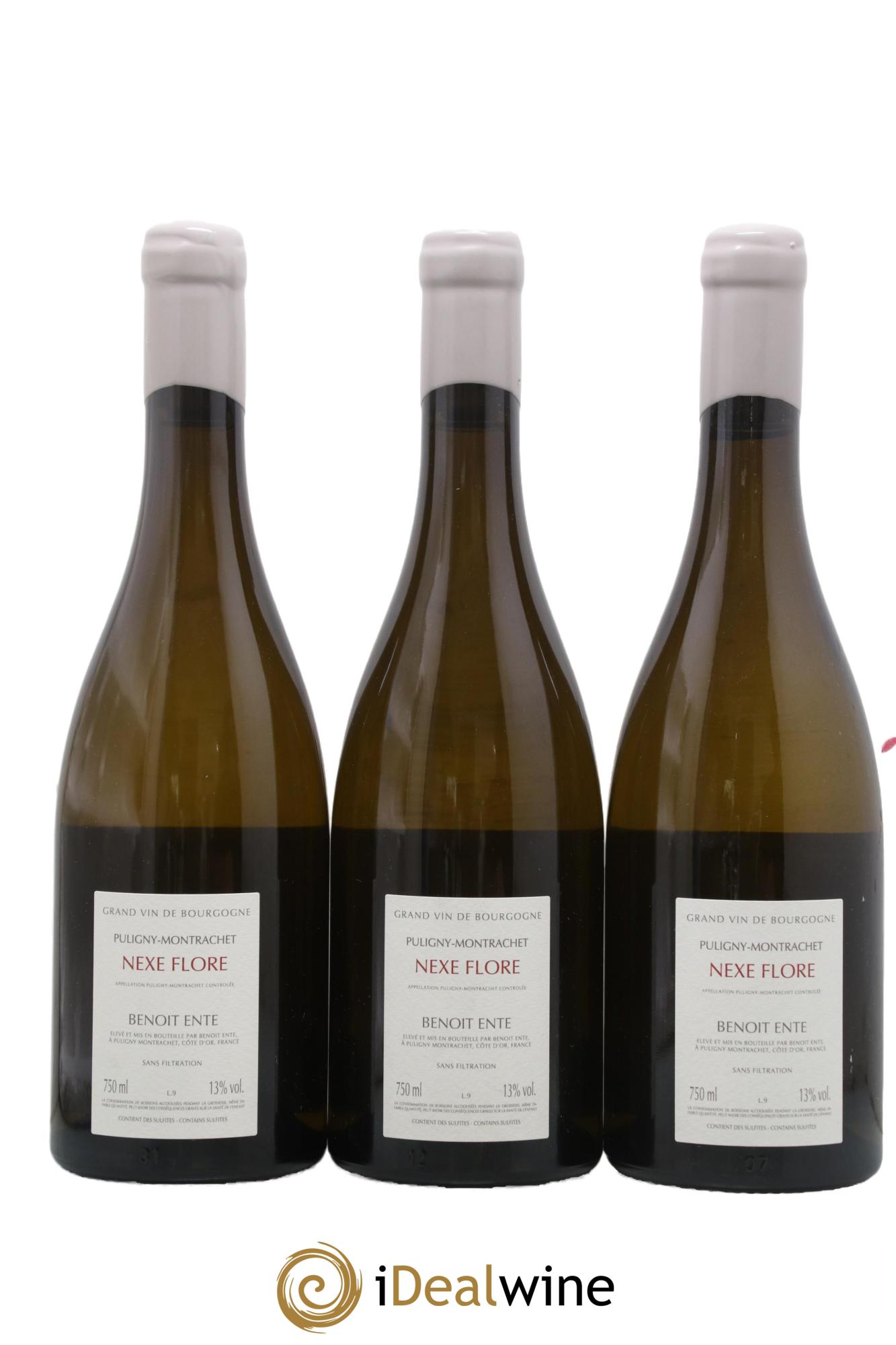 Puligny-Montrachet Nexe Flore Benoit Ente 2022 - Lot of 3 bottles - 1