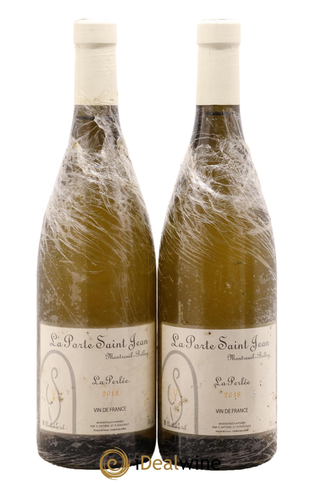 Vin de France La Perlée La Porte Saint Jean 2018 - Lot de 2 bouteilles - 0