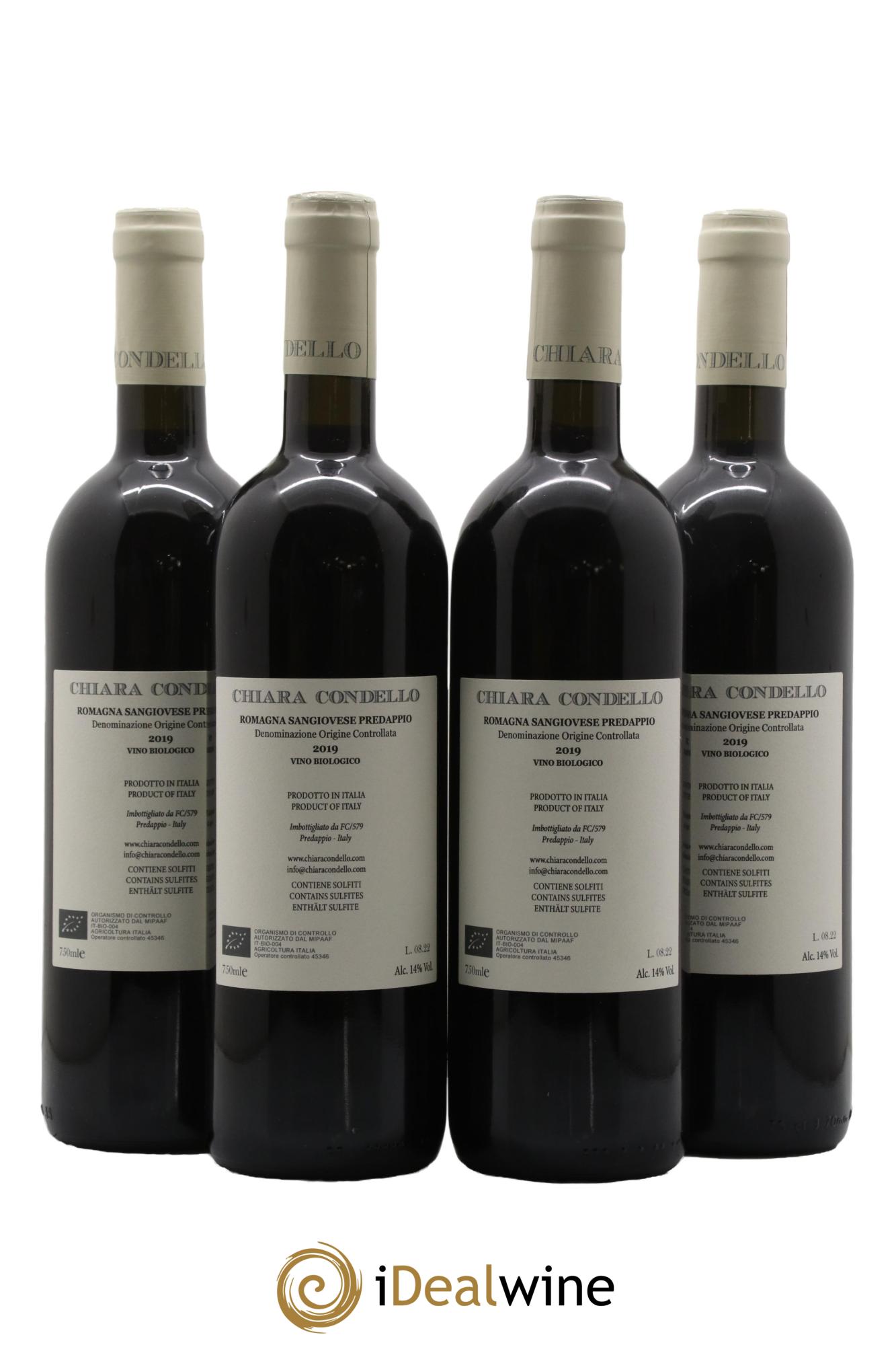 Sangiovese di Romagna Predappio DOC Chiara Condello 2019 - Posten von 4 Flaschen - 1