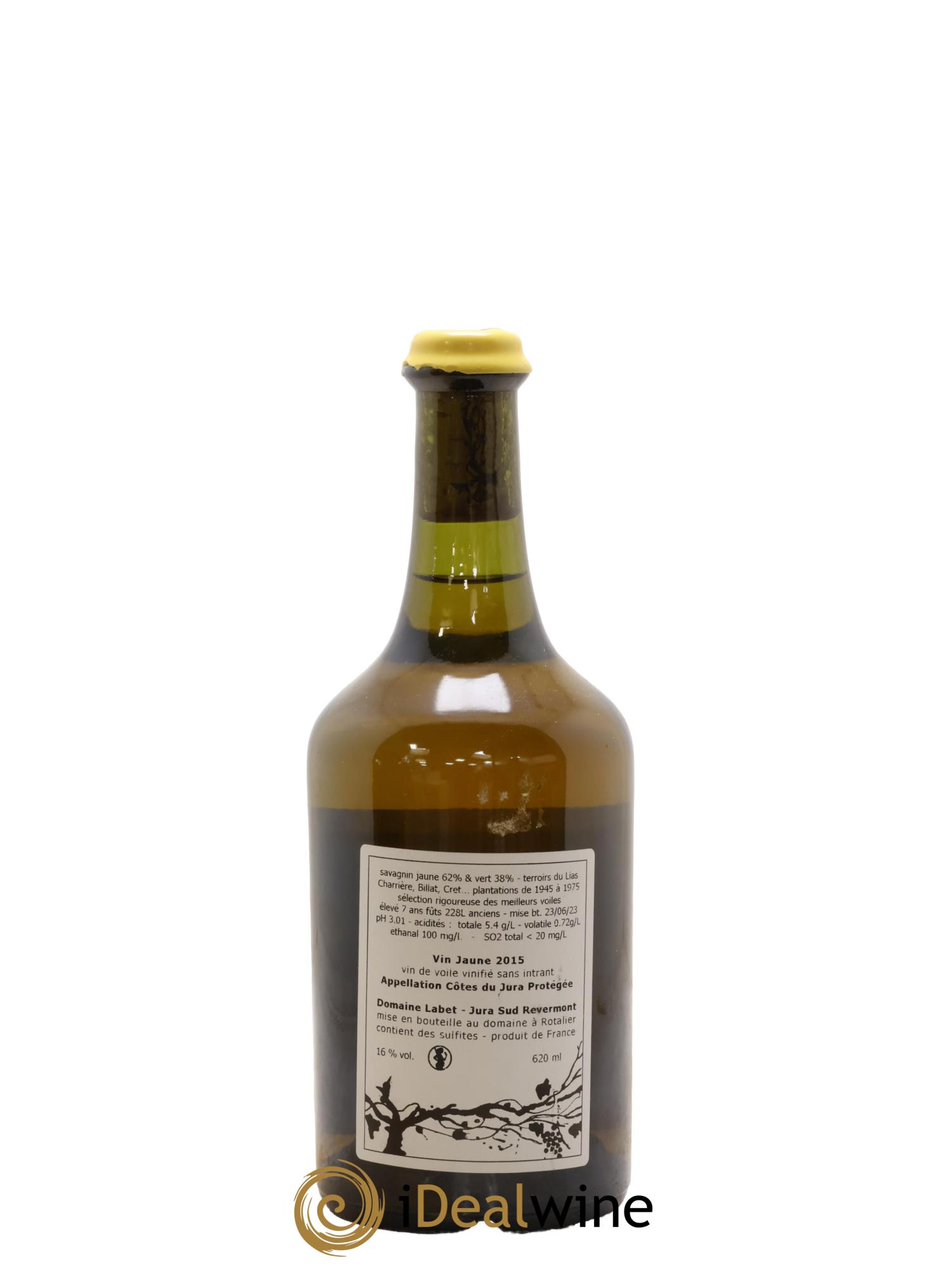 Côtes du Jura Vin Jaune Romain - Julien - Charline Labet 2015 - Lot de 1 clavelin - 1