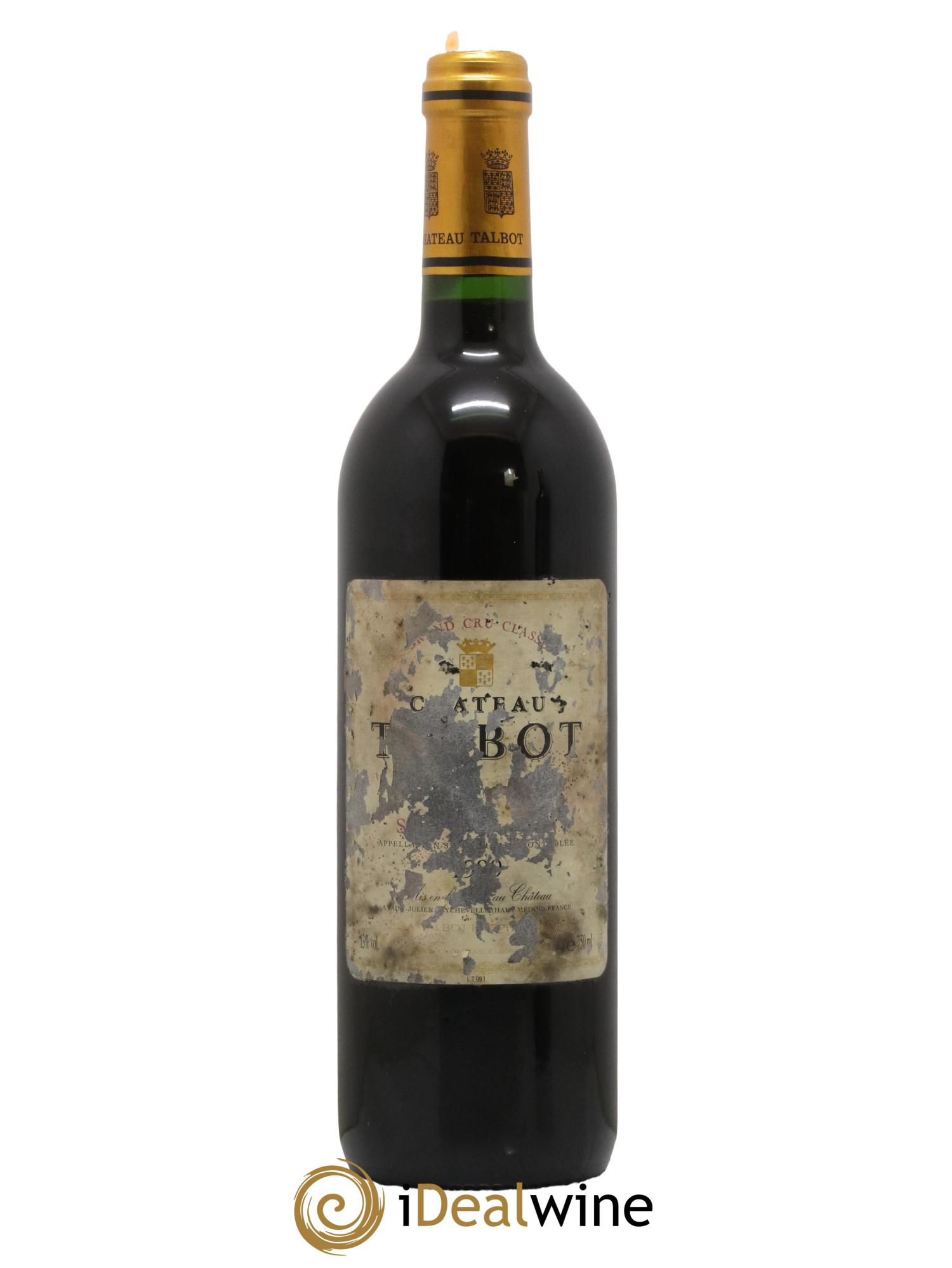 Château Talbot 4ème Grand Cru Classé 1999 - Lot de 1 bouteille - 0