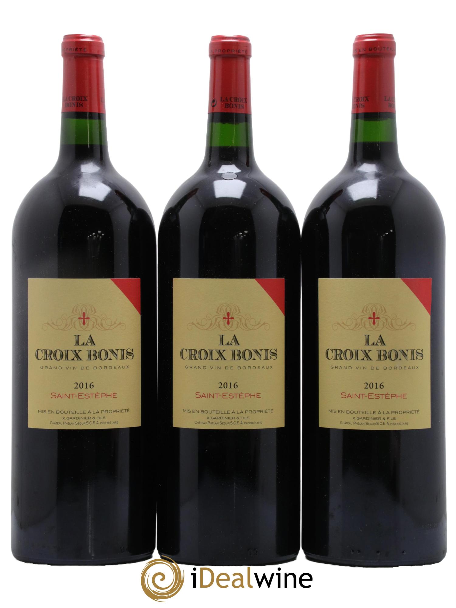 Saint-Estèphe Château La Croix Bonis 2016 - Lot de 3 magnums - 0
