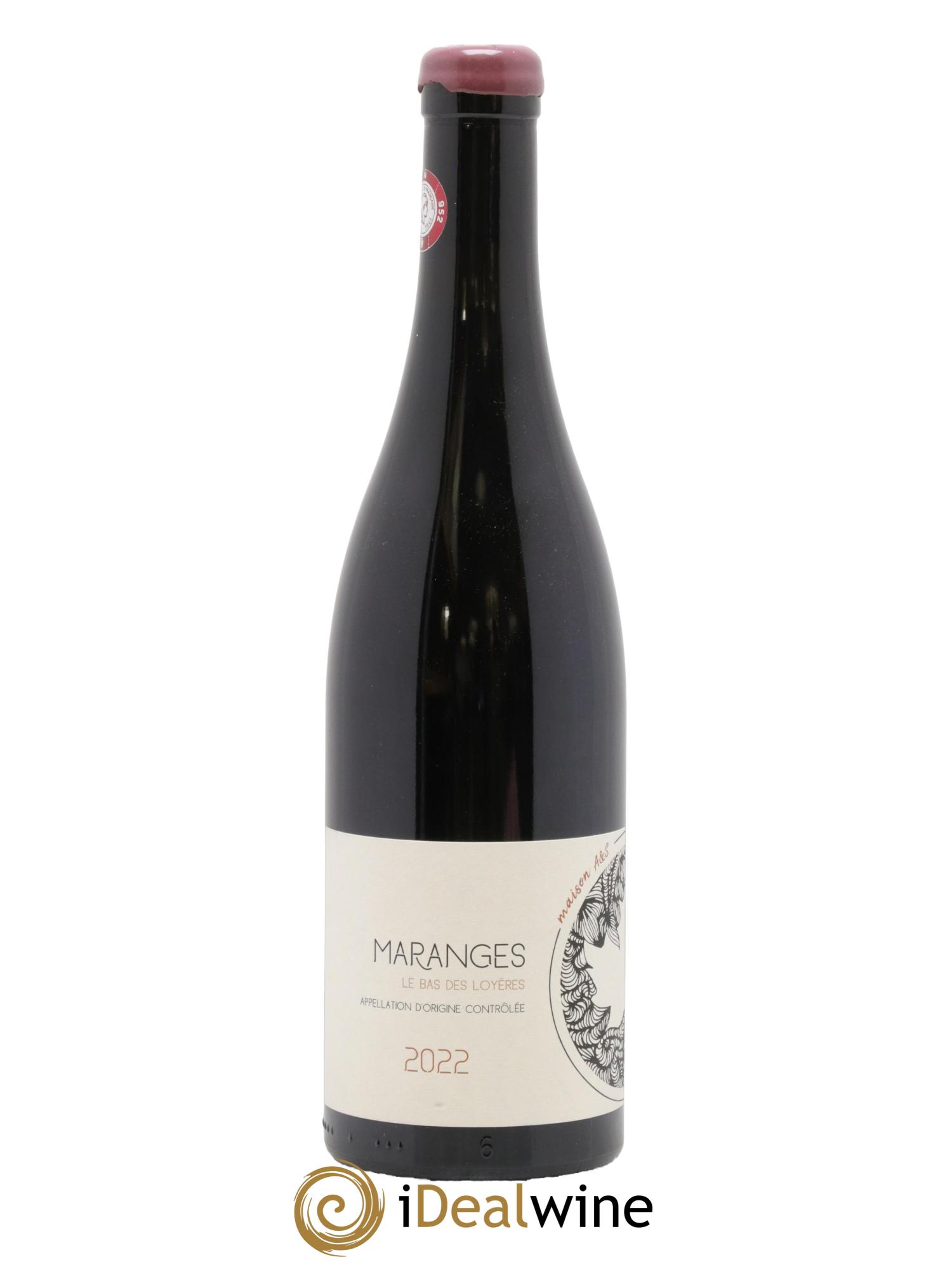 Maranges Les Bas des Loyères Maison A&S 2022 - Lot de 1 bouteille - 0