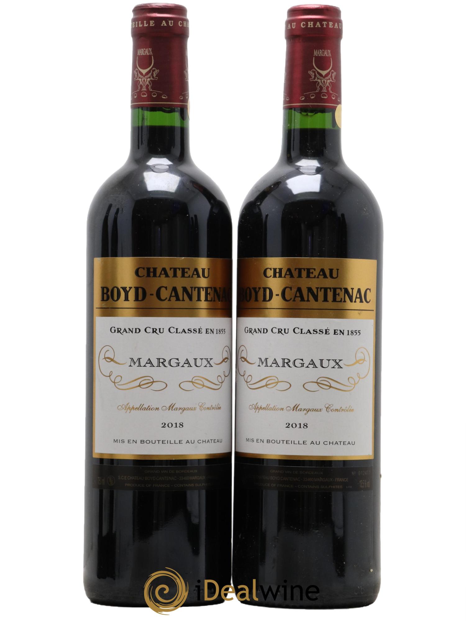 Château Boyd Cantenac 3ème Grand Cru Classé 2018 - Lot de 2 bouteilles - 0