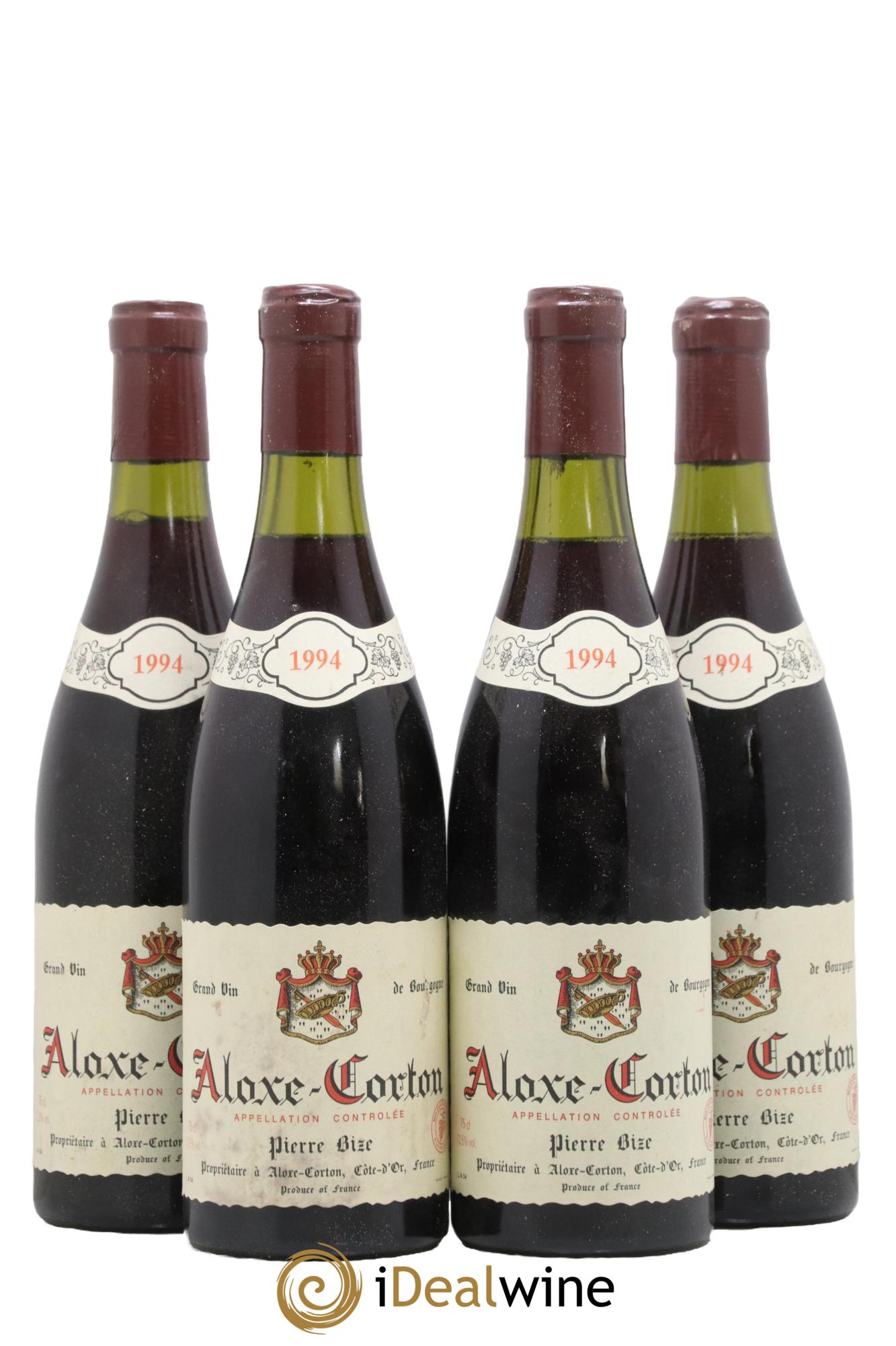 Aloxe-Corton Domaine Pierre Bize 1994 - Lot de 4 bouteilles - 0