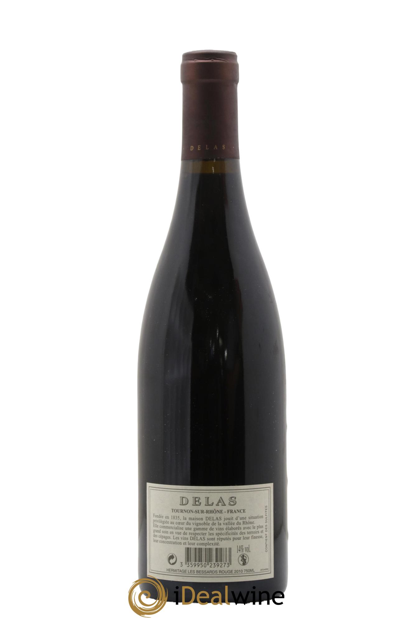 Hermitage Les Bessards Delas Frères 2010 - Lot de 1 bouteille - 1