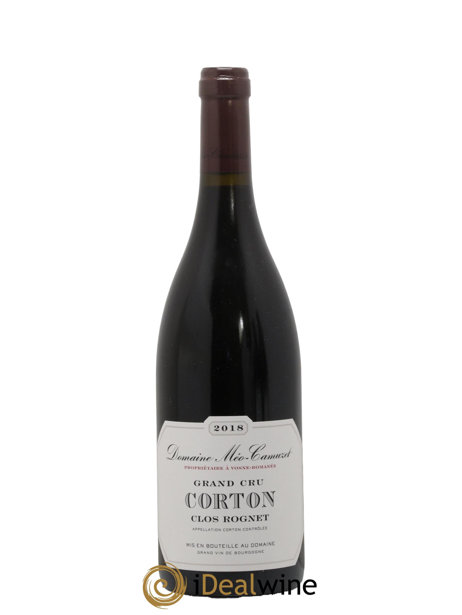 Corton Grand Cru Clos Rognet Méo-Camuzet (Domaine) 2018 - Lot de 1 bouteille - 0