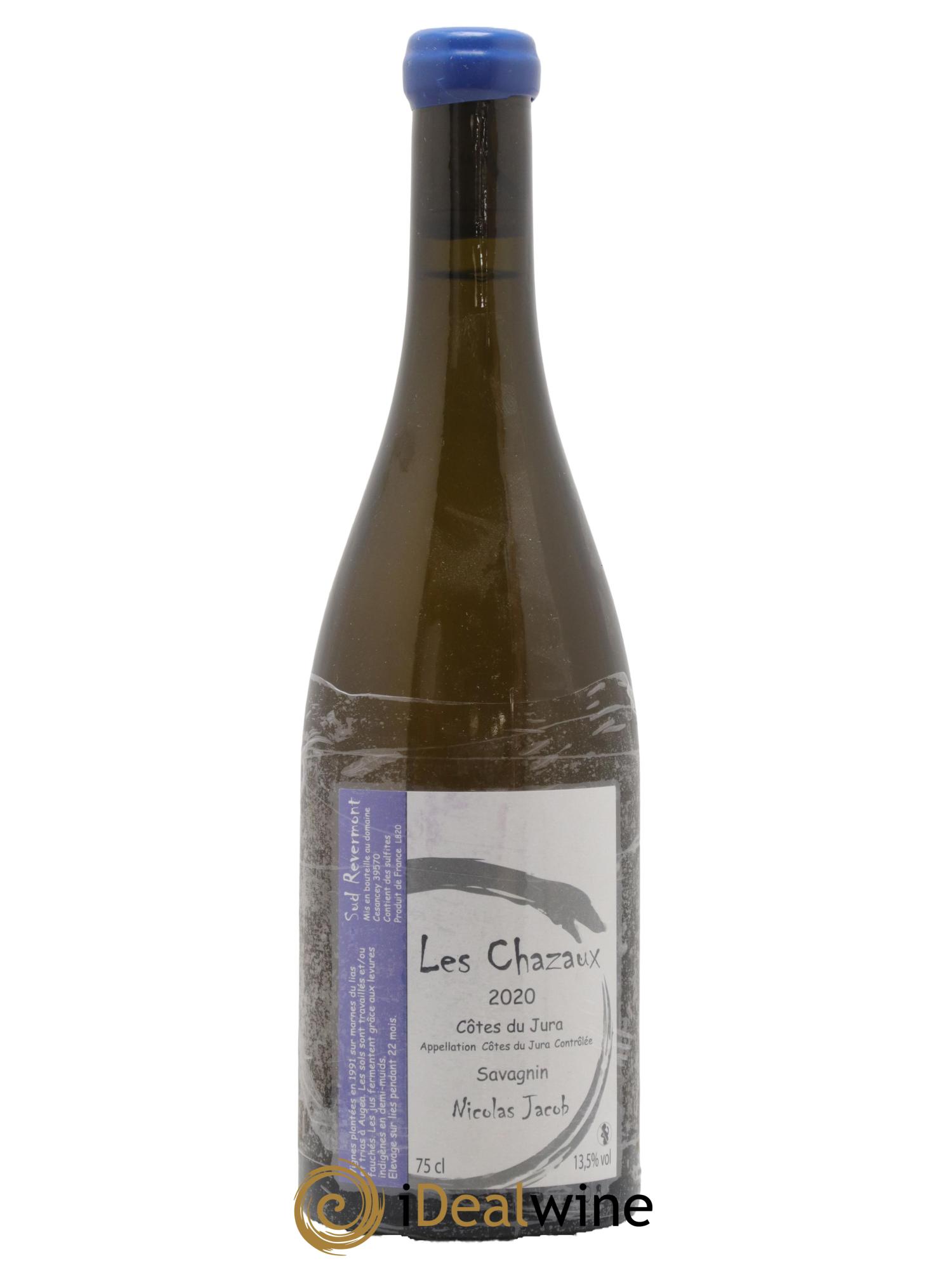 Côtes du Jura Savagnin Les Chazaux Nicolas Jacob 2020 - Lot de 1 bouteille - 0