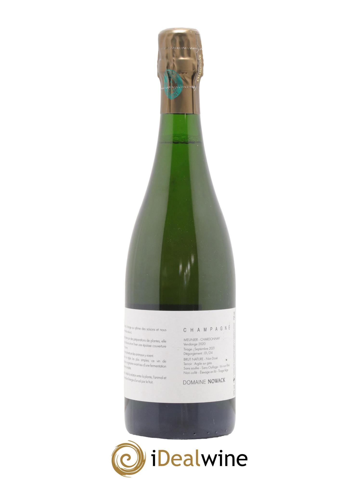 Arpent Rouge Brut Nature Nowack 2020 - Lot de 1 bouteille - 1